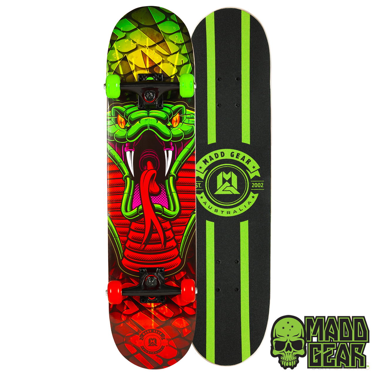 Madd PRO Skateboard II - Reptilia - Top & US - MGP207-233