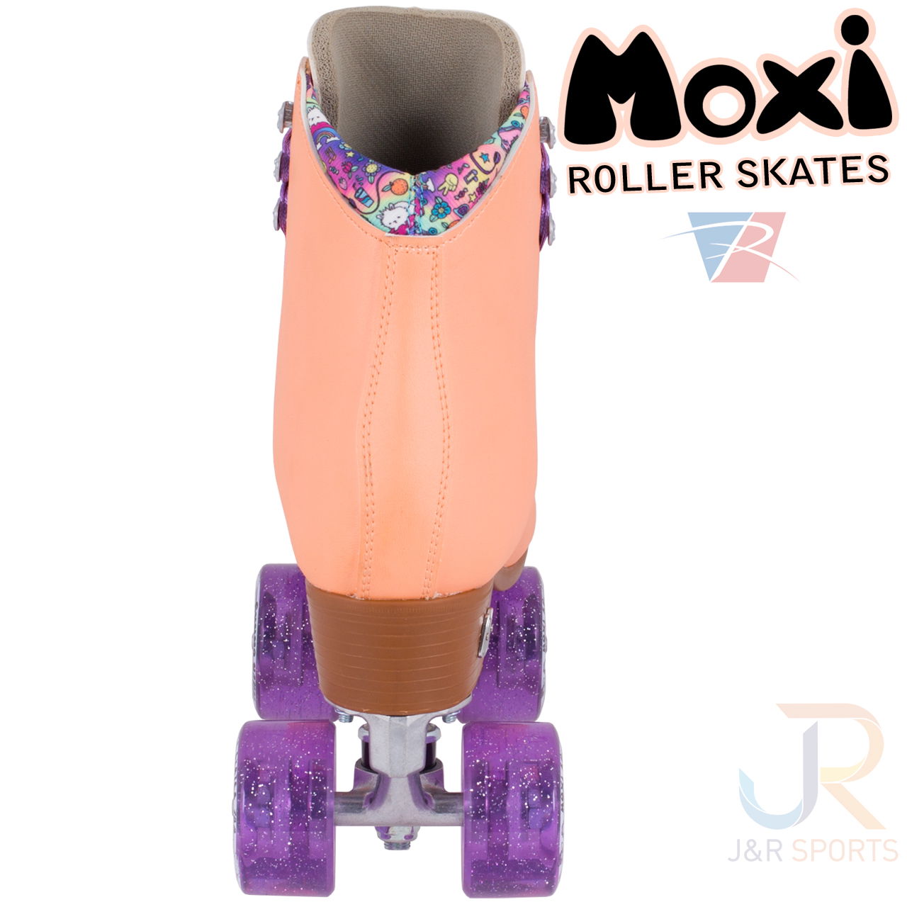 Moxi Beach Bunny Skate - Peach - Rear View - MOX4932510