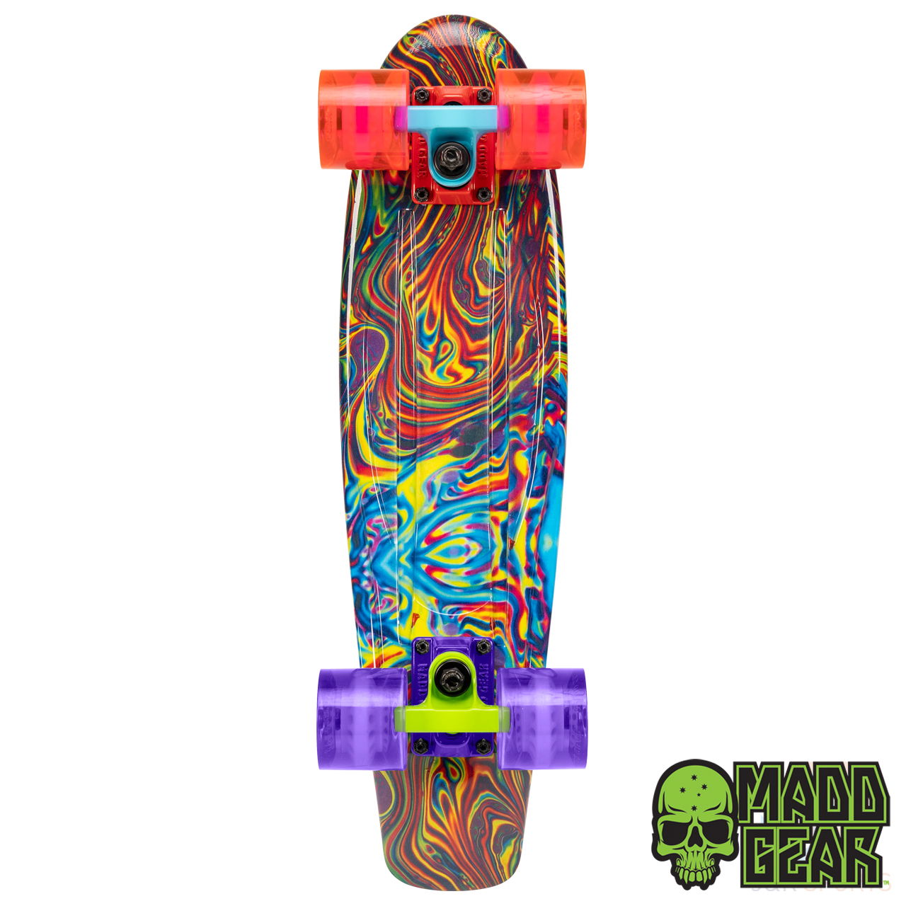 Madd G-Retro Board - Oil Slick - Underside - MGP207-564