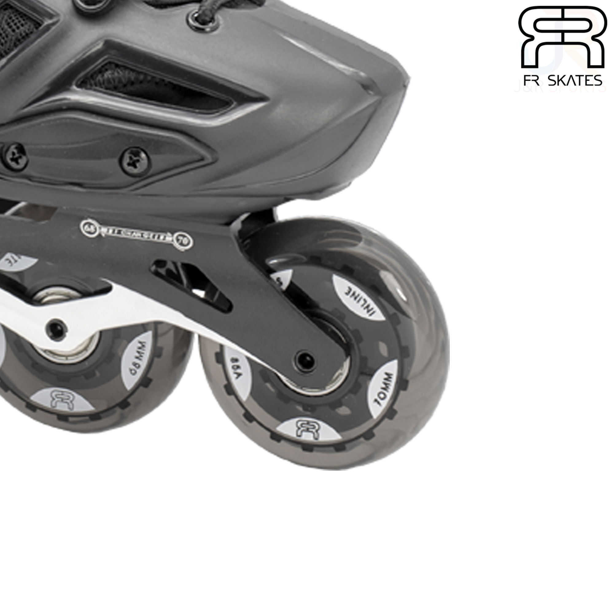 FR AXS Adjustable In-Line Skates - Black