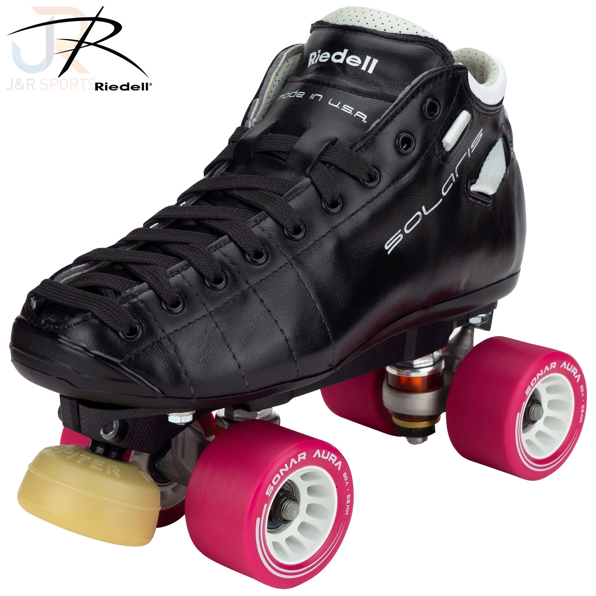 Riedell Solaris Sport Skates - Black - Width C/AA