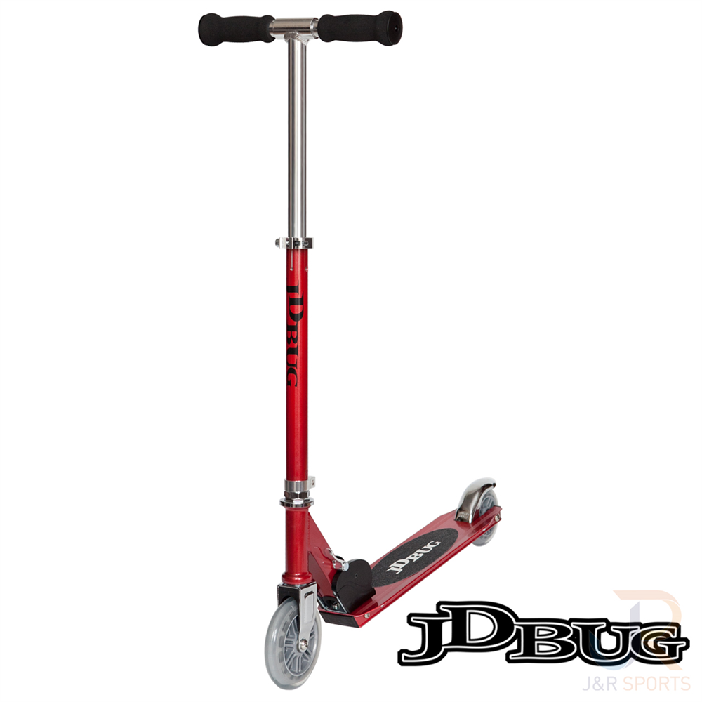 JD Bug Junior Street Scooter - Red Glow Pearl Open - JDMS103