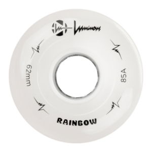 LUMINOUS SIXIES LED QUAD WHEEL - RAINBOW WHITE - 62mm/85a (Unit)