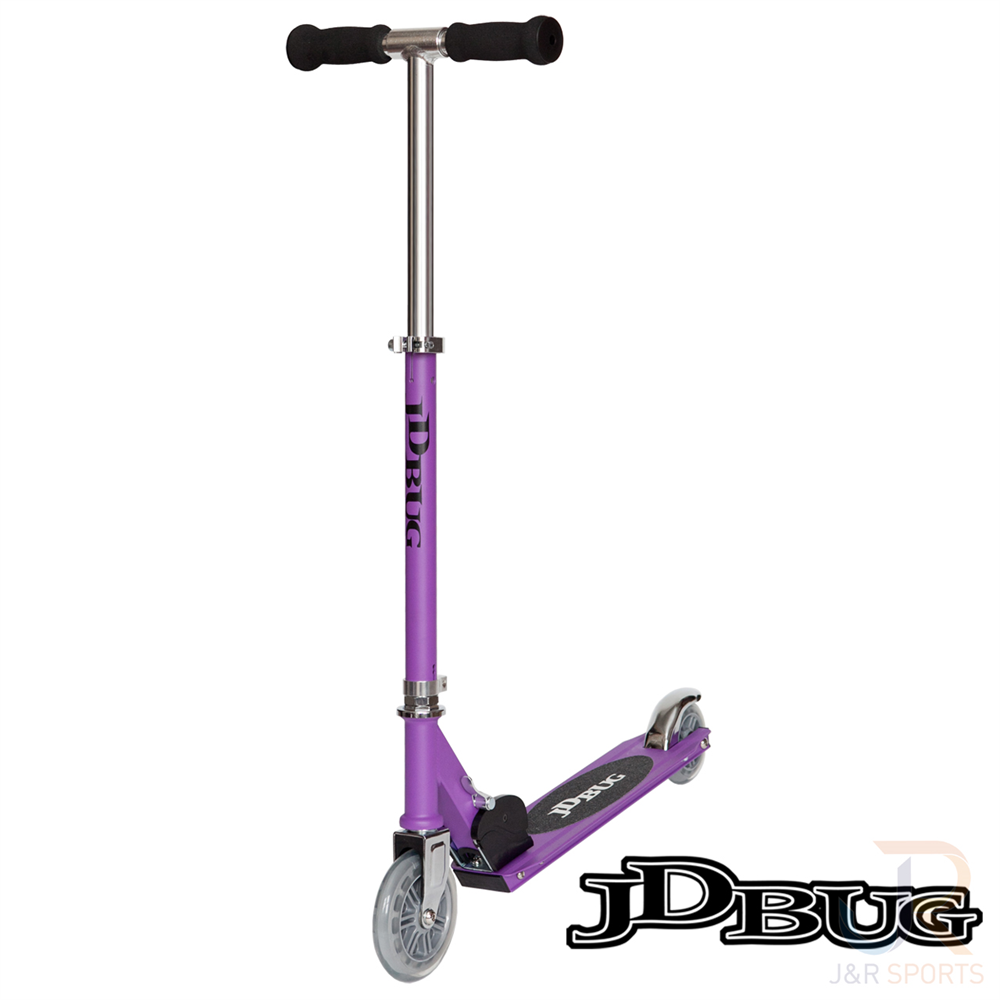 JD Bug Junior Street Scooter - Purple Mat Open - JDMS106