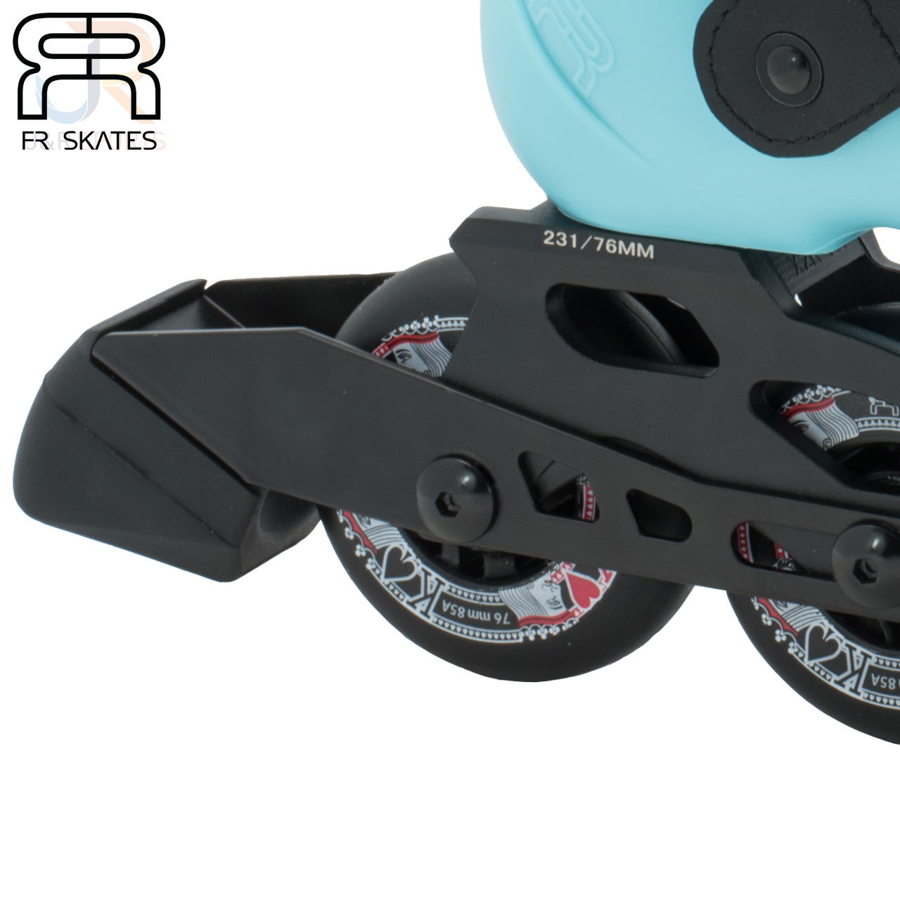 FR Skates - FR Junior - Blue - Brake Detail - FRSKFRJBL