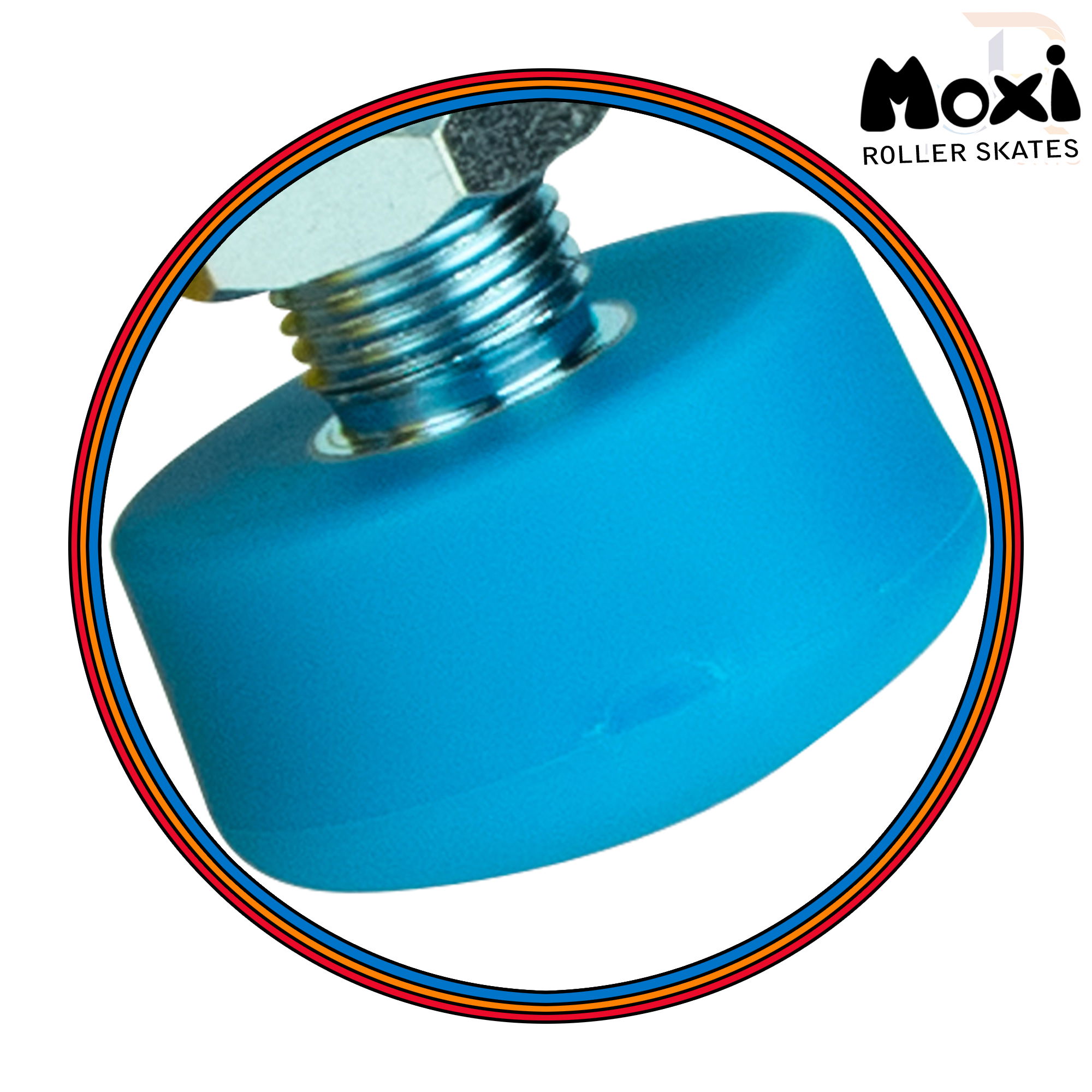 MOXI TOE STOP - RAINBOW RIDER - BLUE (Pair)