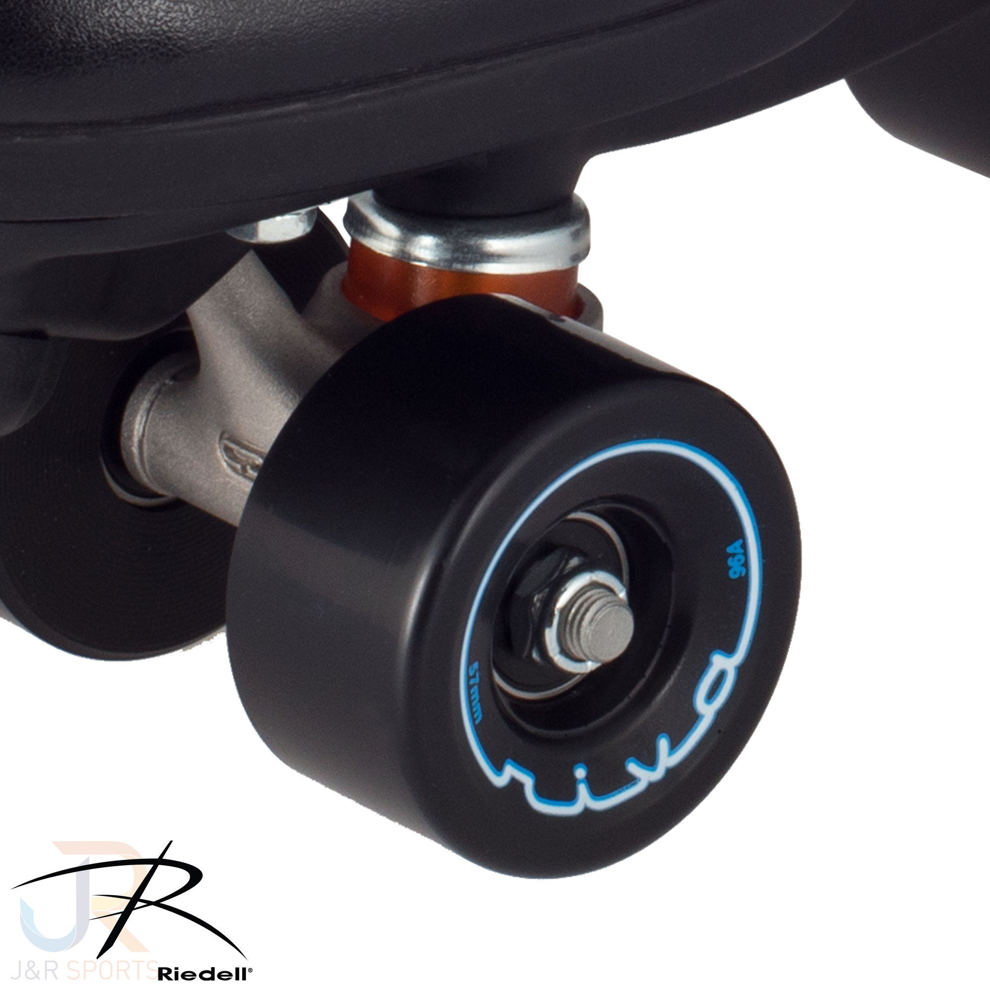 Riedell 120 UpTown Skates - Black - Width Wide D