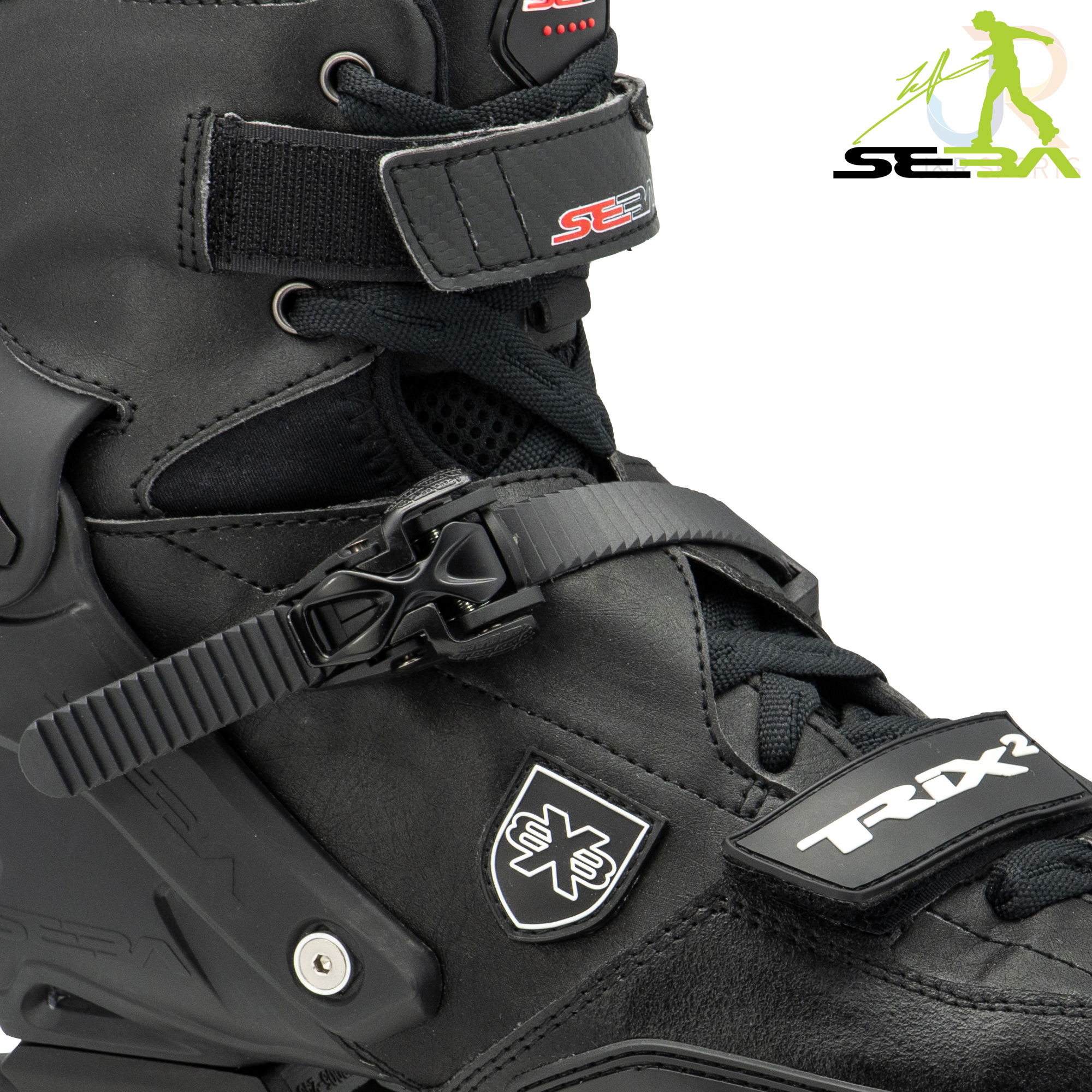 Seba TRIX 2 80 - Black - Power Strap Detail - SSK-TRX28001