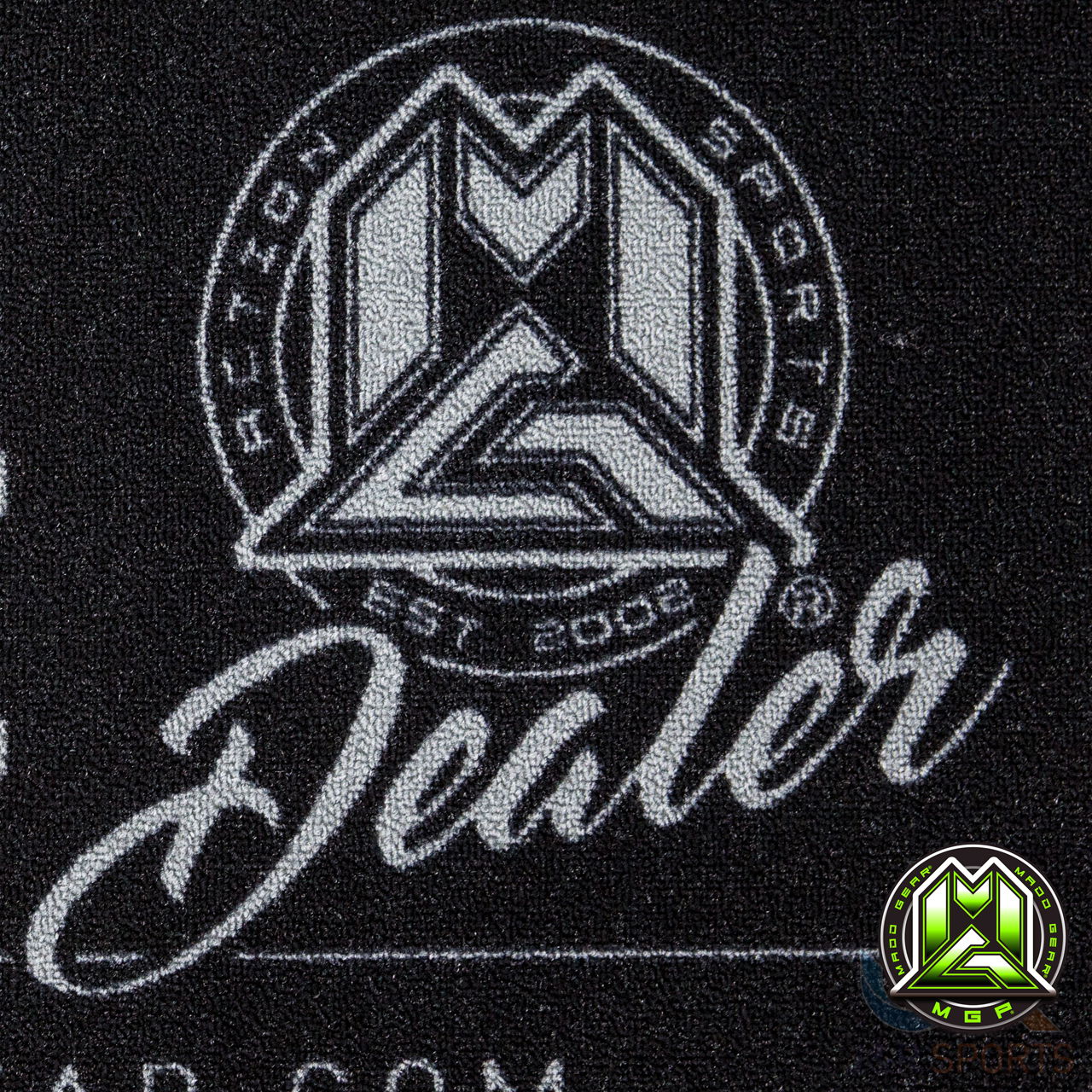 MGP Dealer Floor Mat - Latex - Black - Logo - MGP206-149