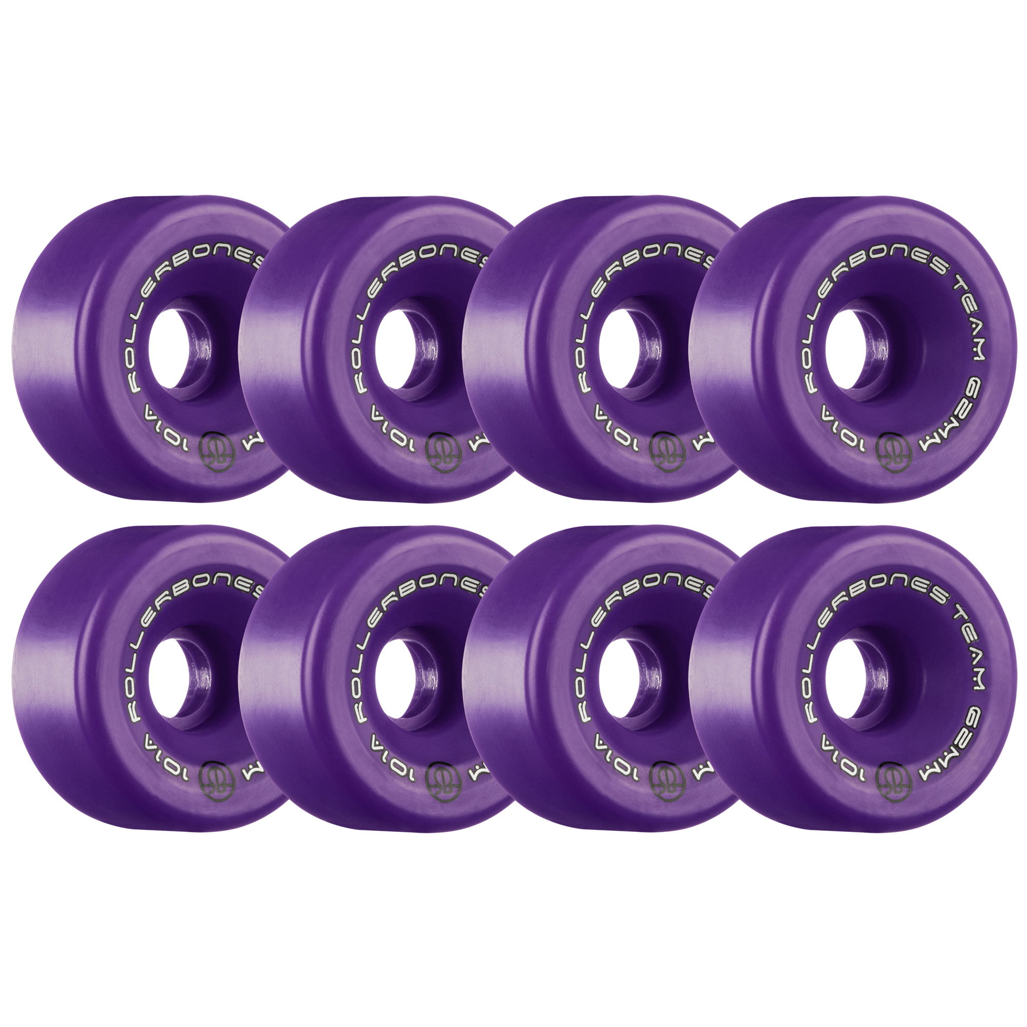 ROLLERBONES - TEAM LOGO PURPLE (8) - 62mm/101a