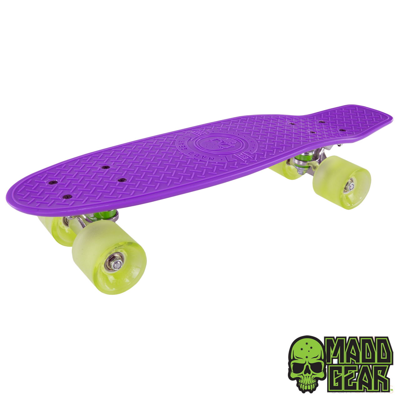 Madd SKINS Retro Board - Purple Lime - Top - MGP205-529