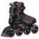 Roller Derby Aerio V2 Q-60 In-Line Skates - Black / Pink
