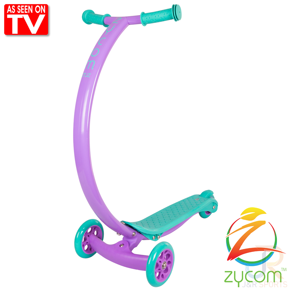 Zycom C100 Cruz Purple Turquoise Angled - ZYC 204-156