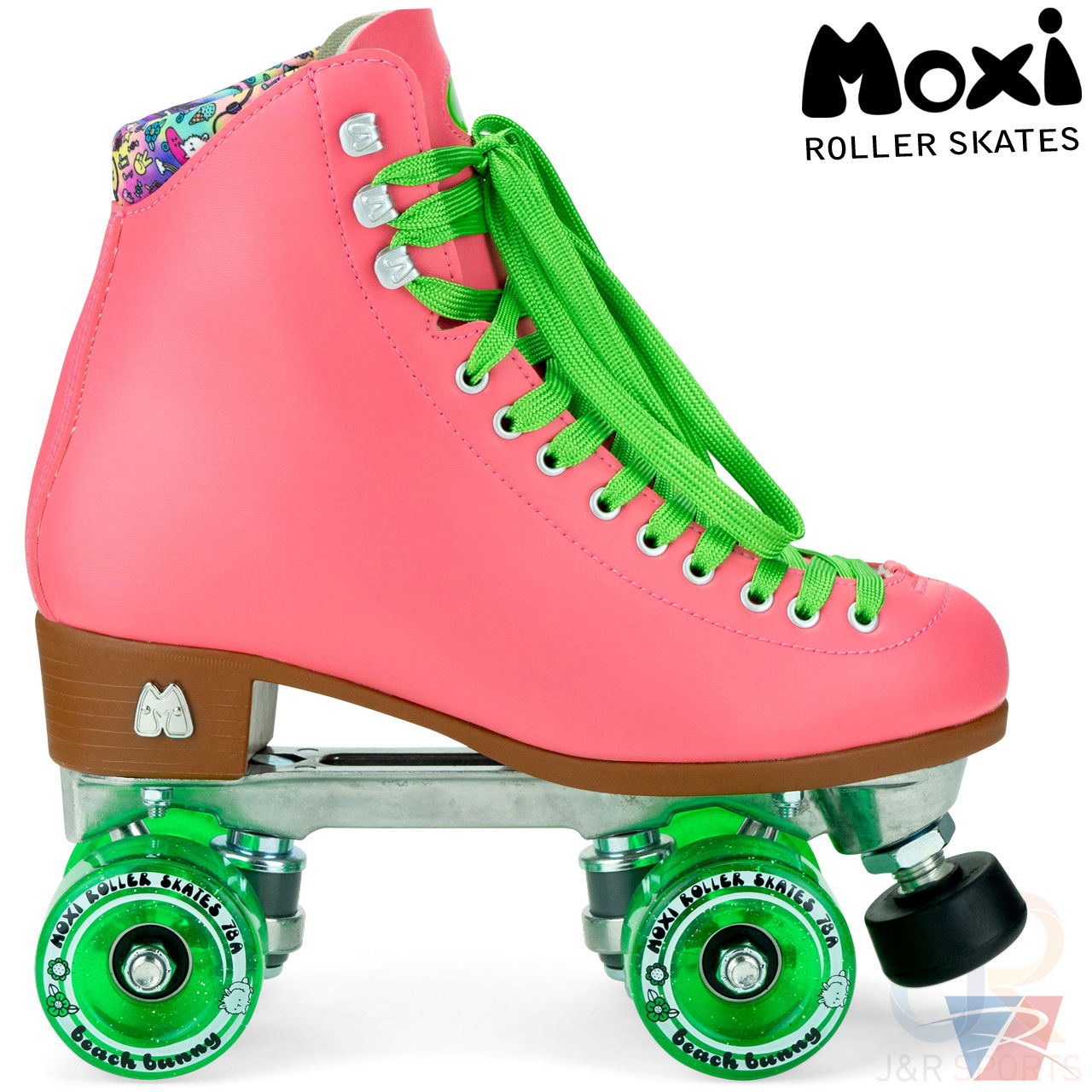 Moxi Beach Bunny Skates - Watermelon - Outside - MOX493551010