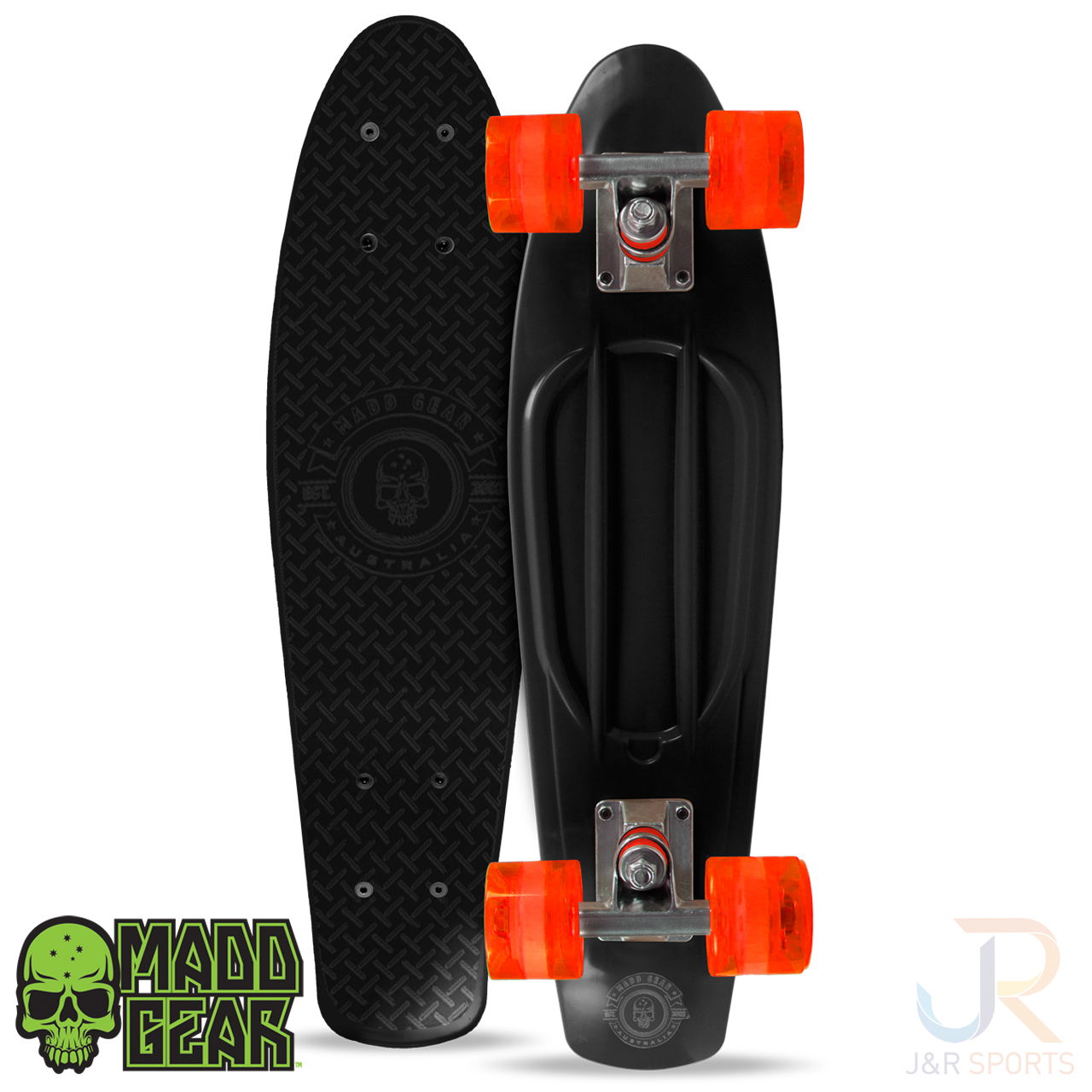 Madd SKINS Retro Board - Black Red - MGP205-475