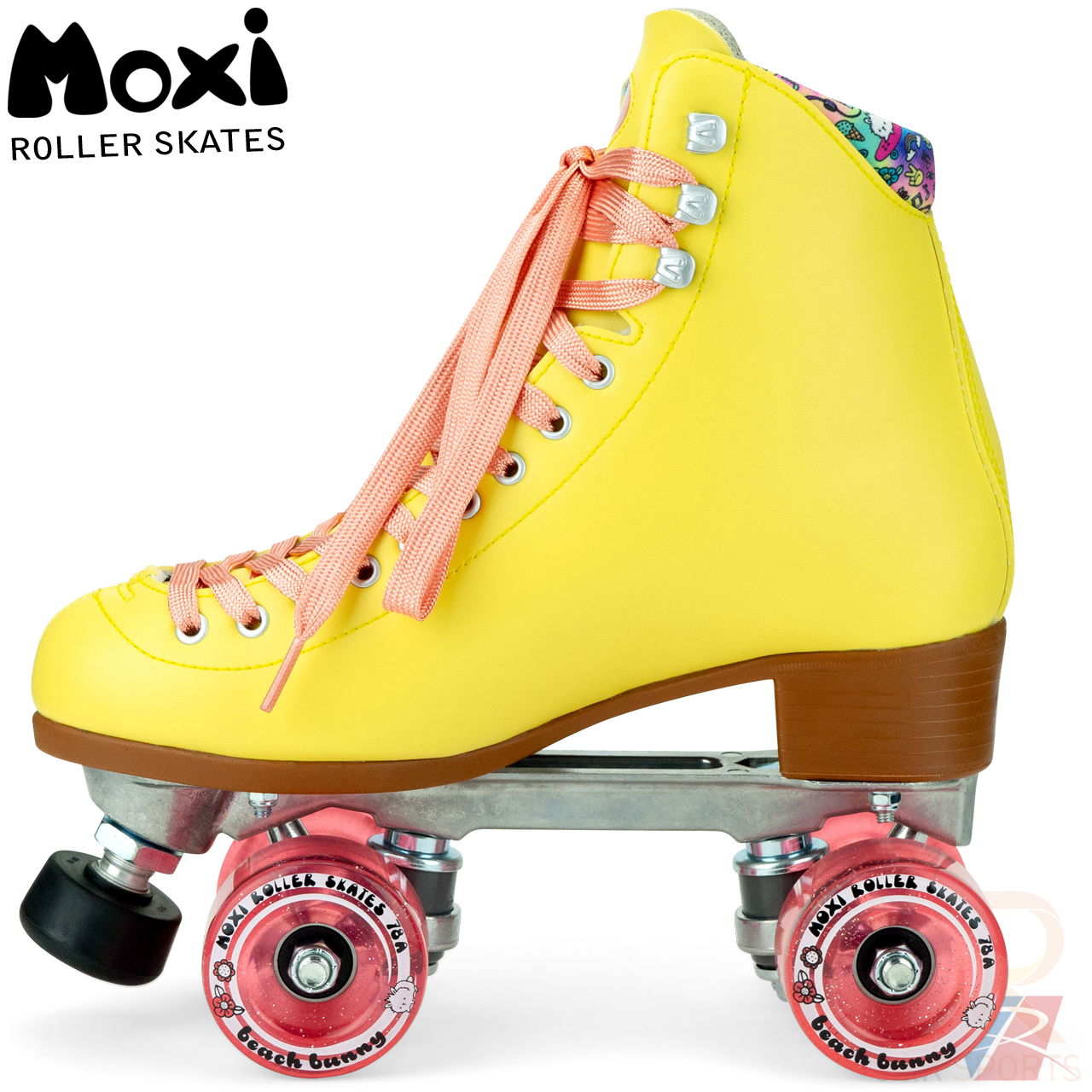 Moxi Beach Bunny Skates - Lemonade - Inside - MOX493451010