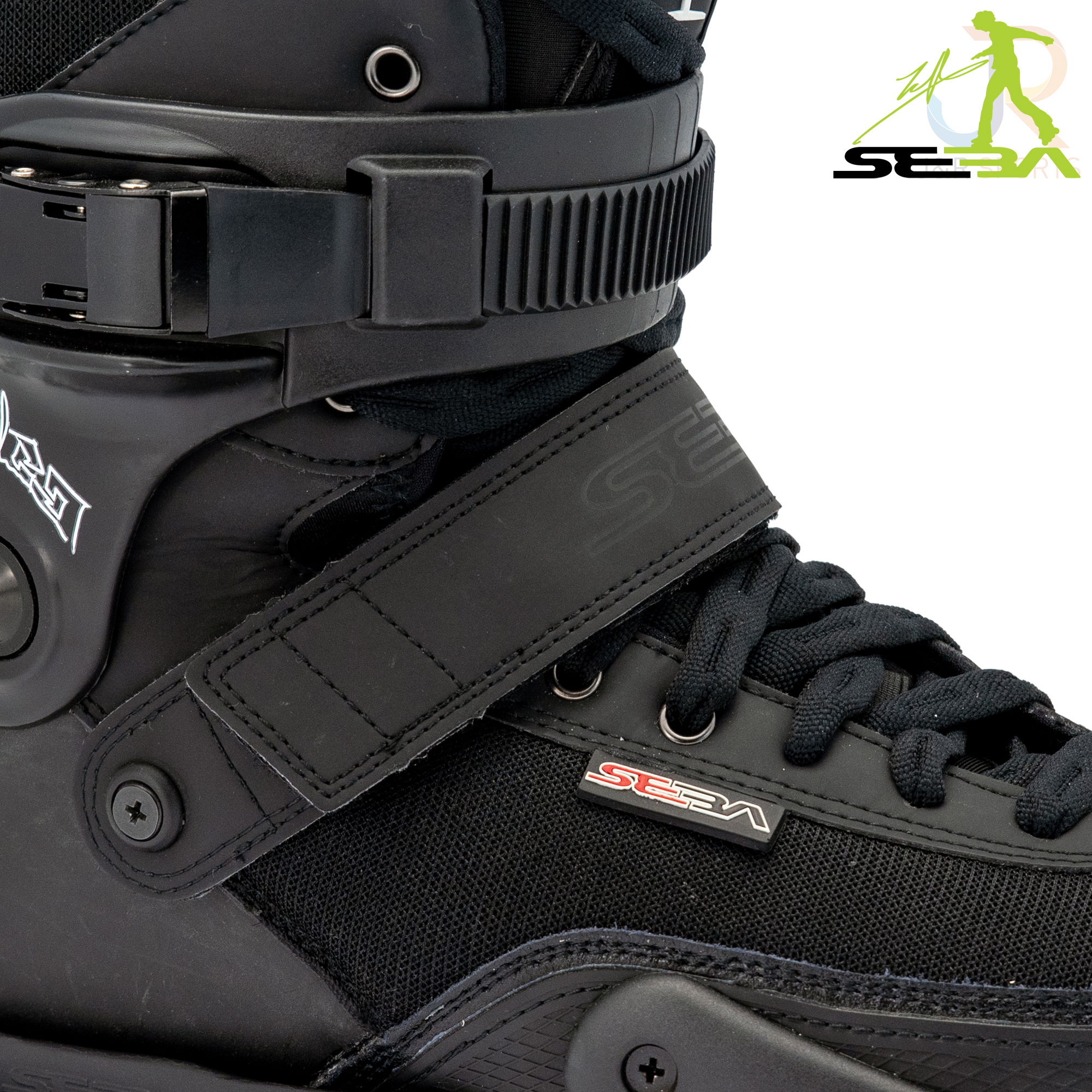 Seba CJ2 Prime Boot - Black - Power Strap Detail - SSK-BCJ2-BKLL