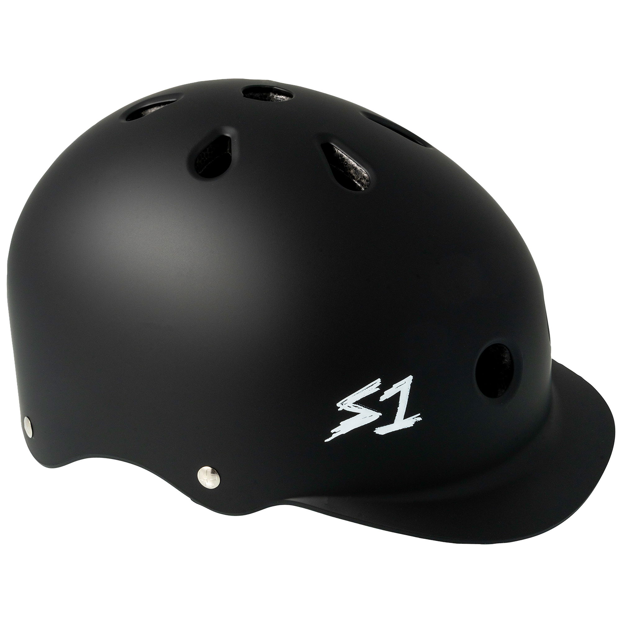 S1 Lifer Brim Helmets - Black Matt