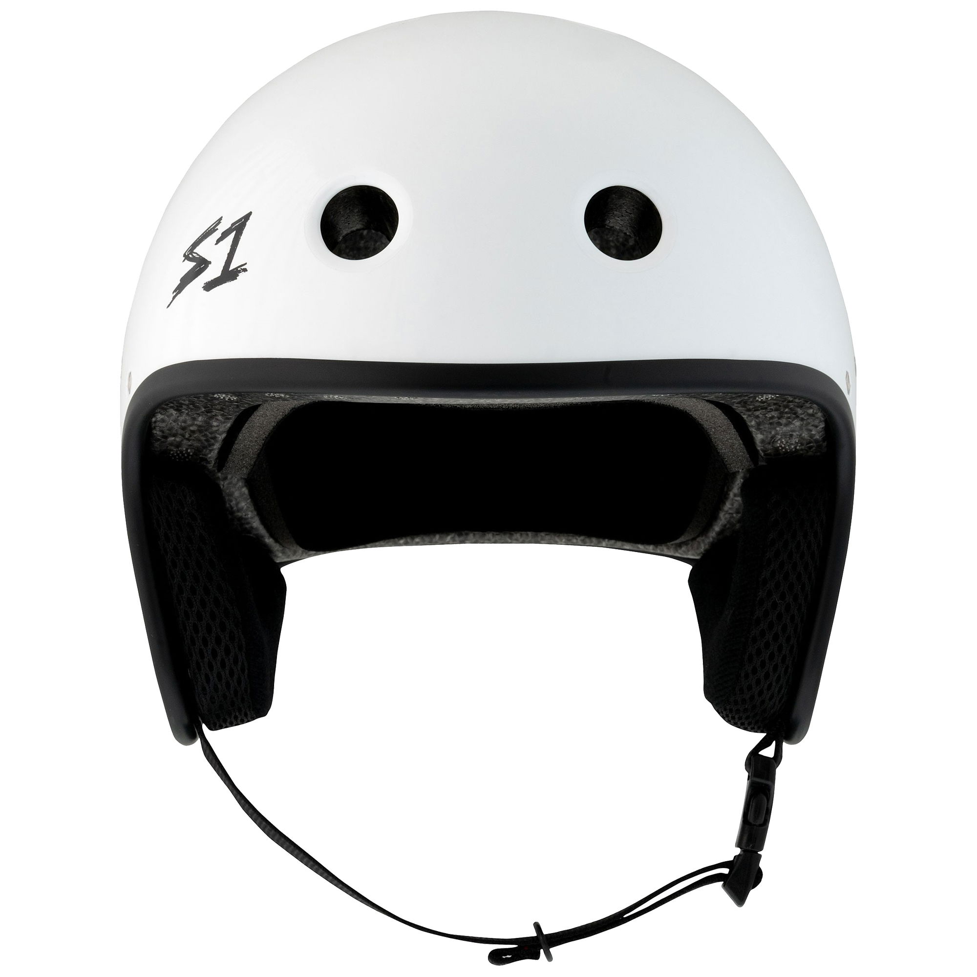 S1 RETRO Lifer E-Helmets - White Gloss