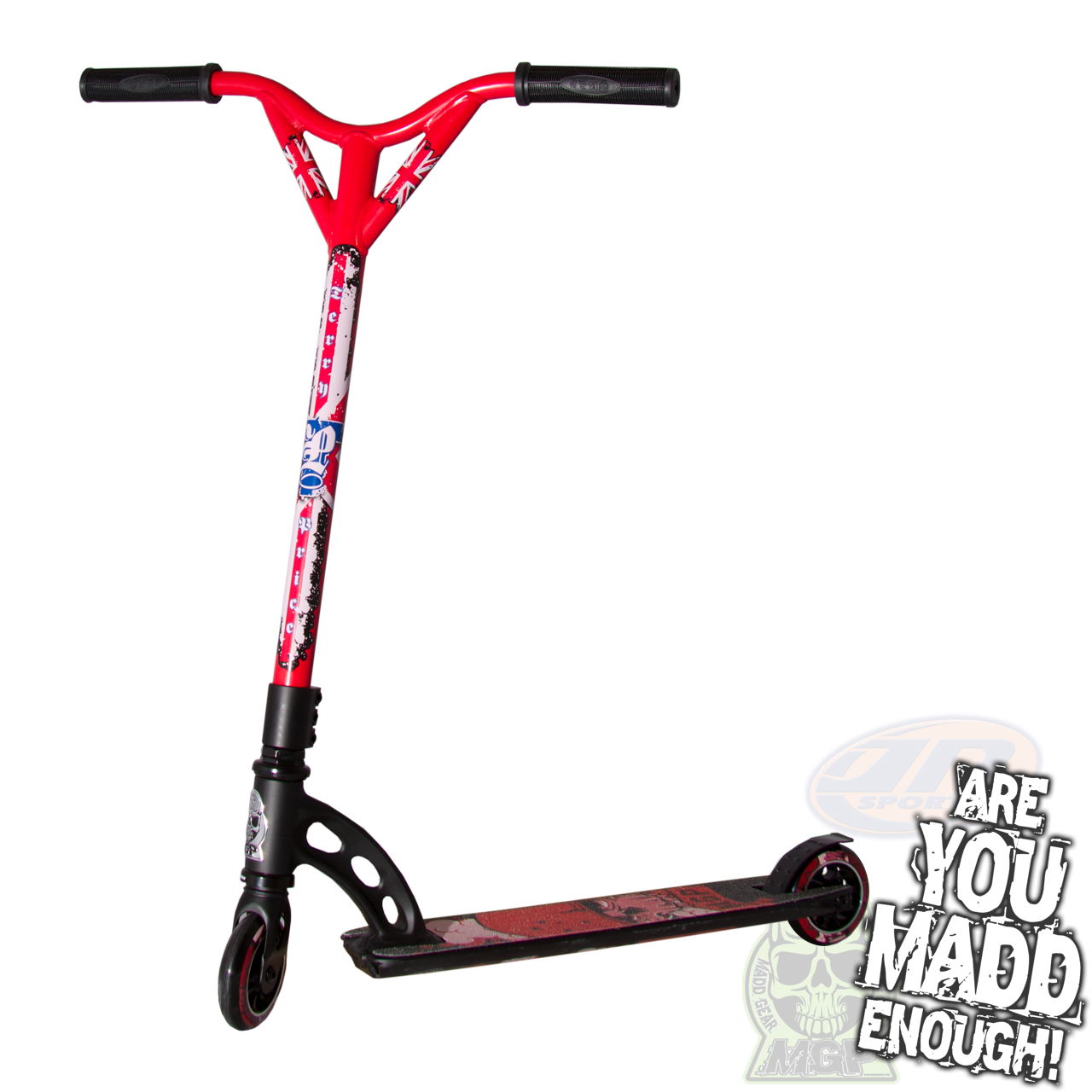 Terry Price Signature Scooter Bars Red - 203-323 OR 331 on VX 3 Team Black