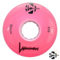 Luminous Quad Wheels - Pink 62mm 85a - Face - LUWLQLU6285PK