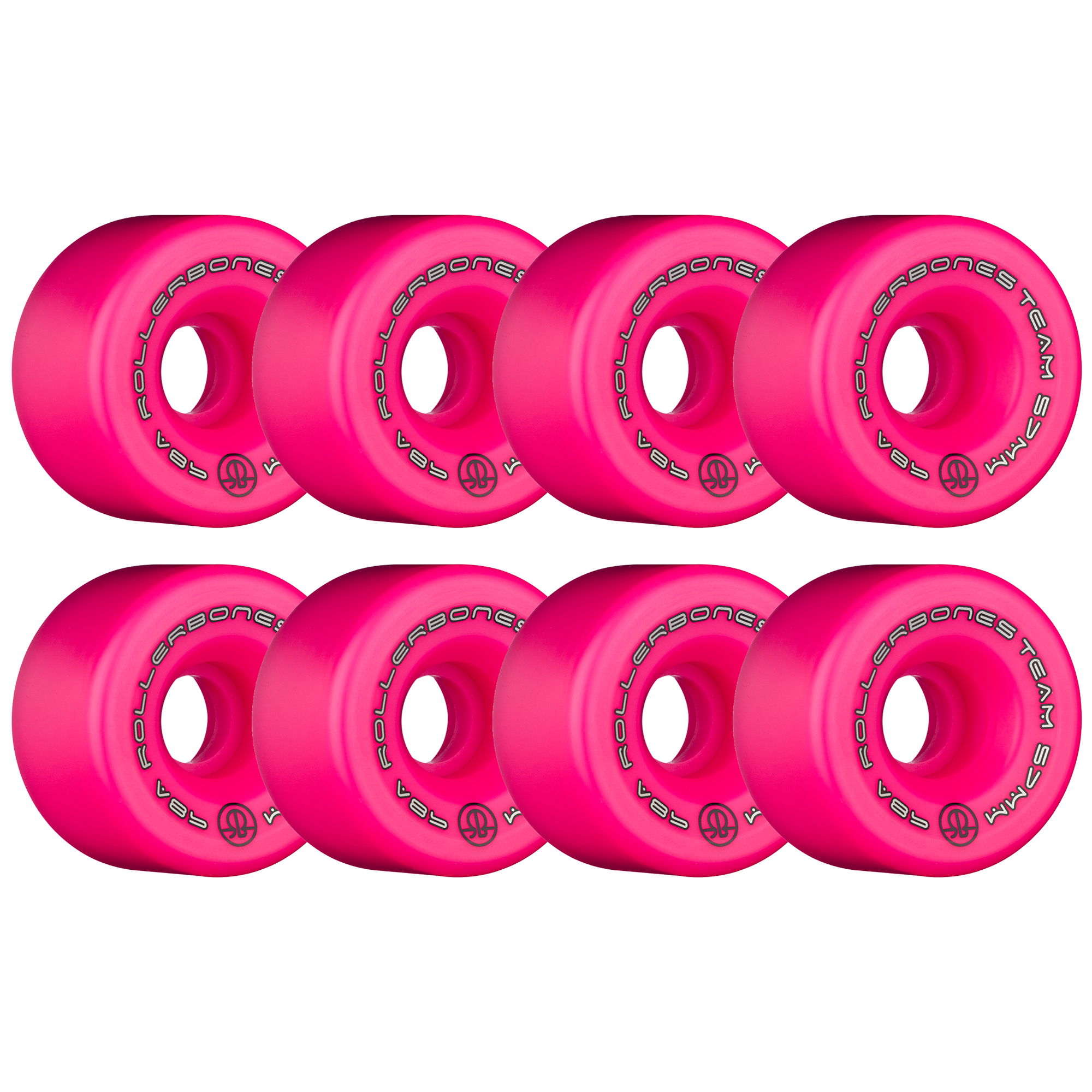 ROLLERBONES - TEAM LOGO PINK (8) - 57mm/98a