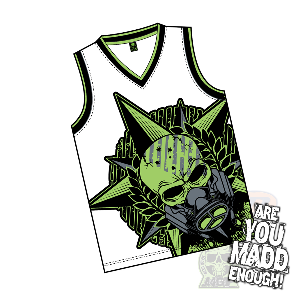 Ironstar MX-Vest-White-Front-Graphical