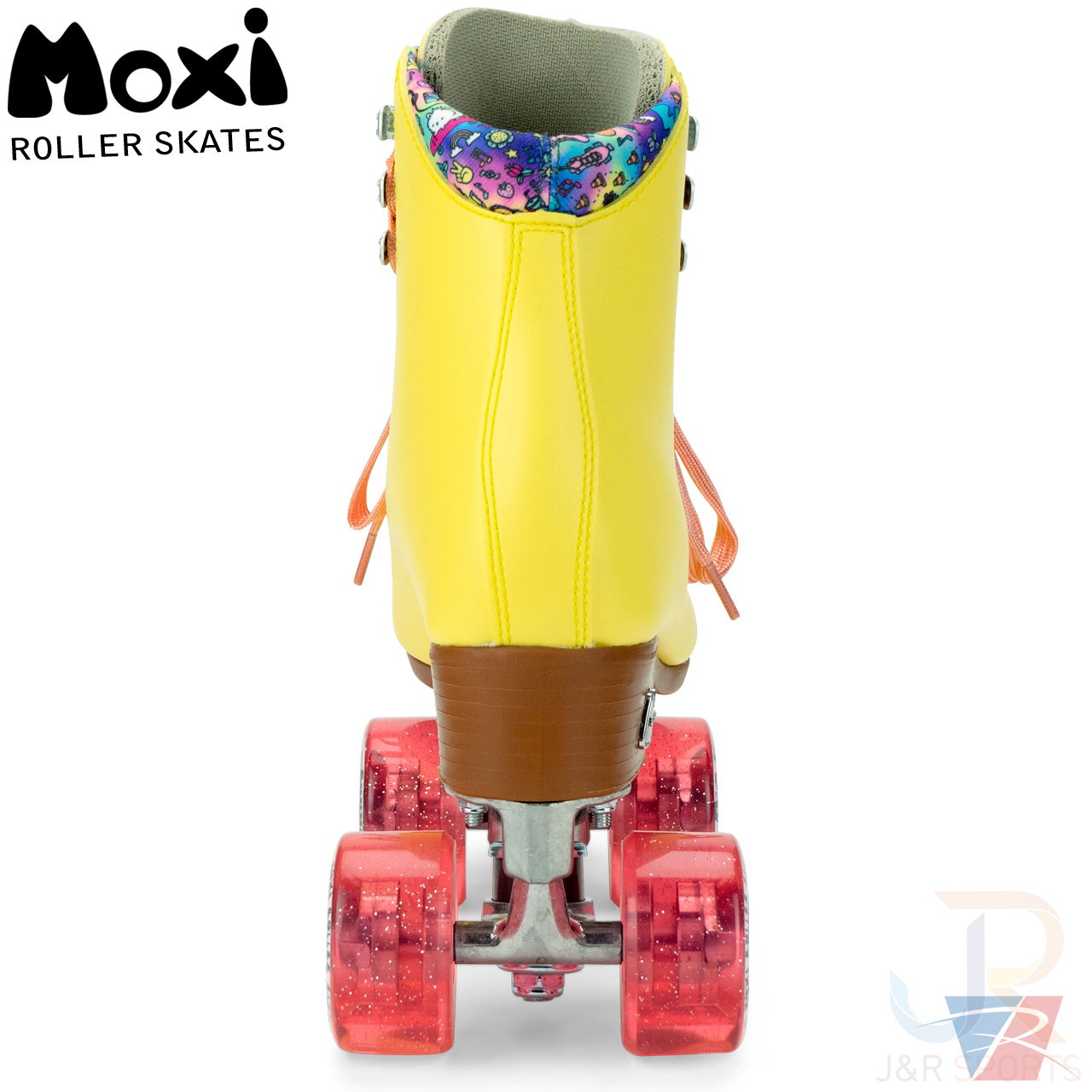 Moxi Beach Bunny Skates - Lemonade - Rear View - MOX493451010