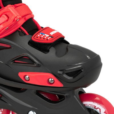 Seba STJ Junior Adjustable In-Line Skates - Black/Red