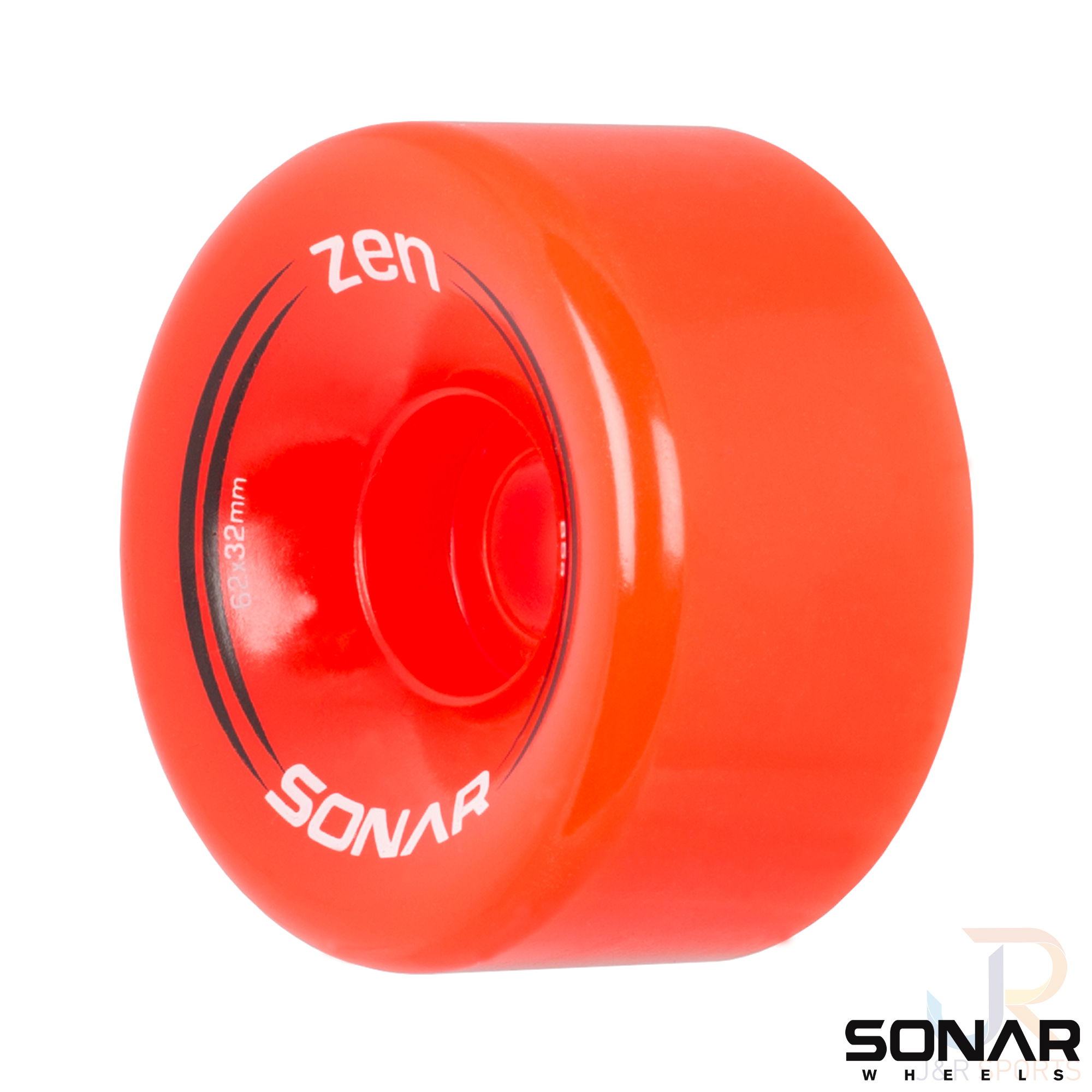 SONAR WHEELS (4) ZEN - RED - 62mm/85a