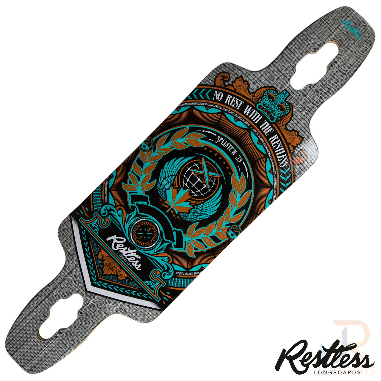 Restless Boards - Splinter Series CREST 35in Deck - RESDSSC35 An