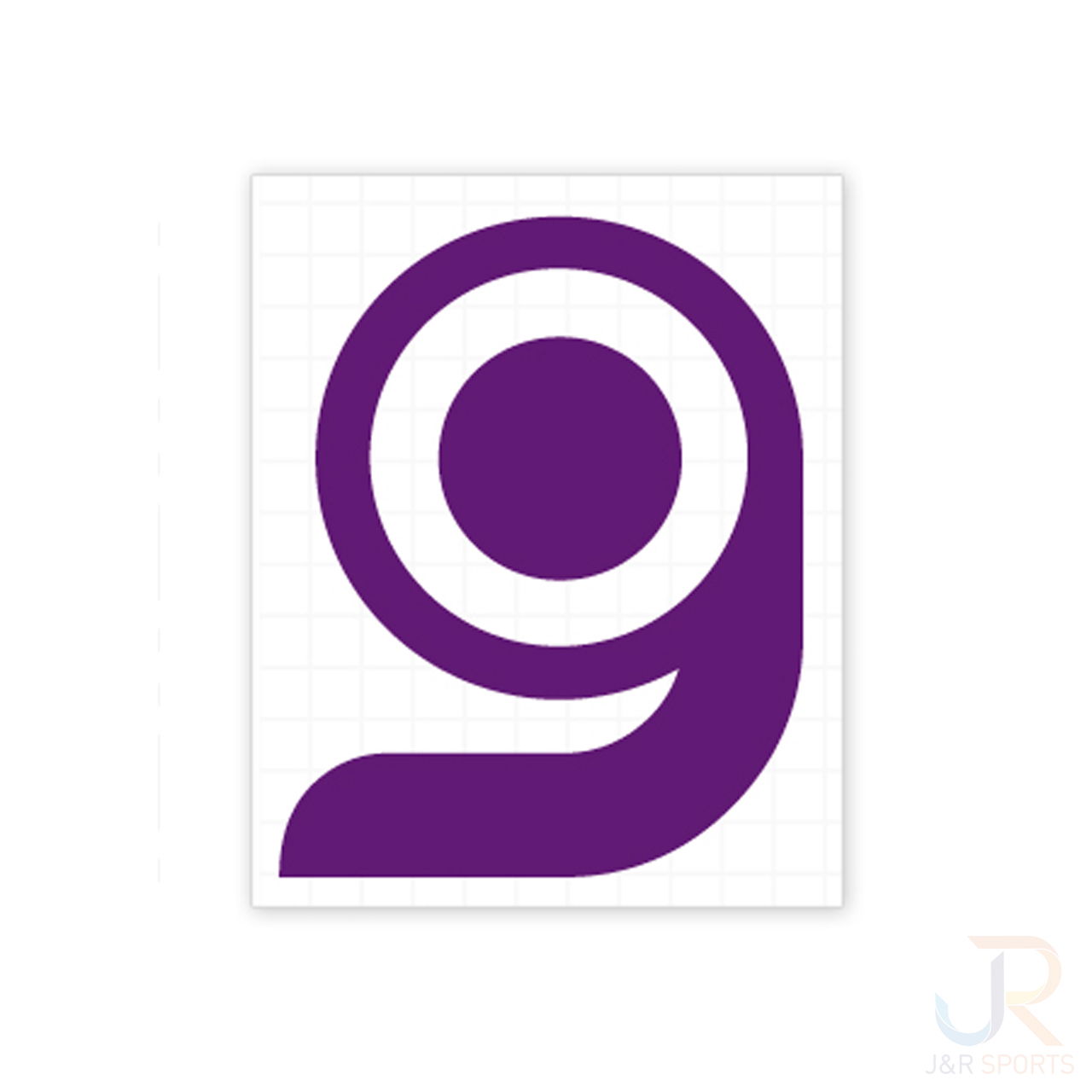 Orangatang G Sticker Medium 4 x 5 - Purple - LCSSPOR102