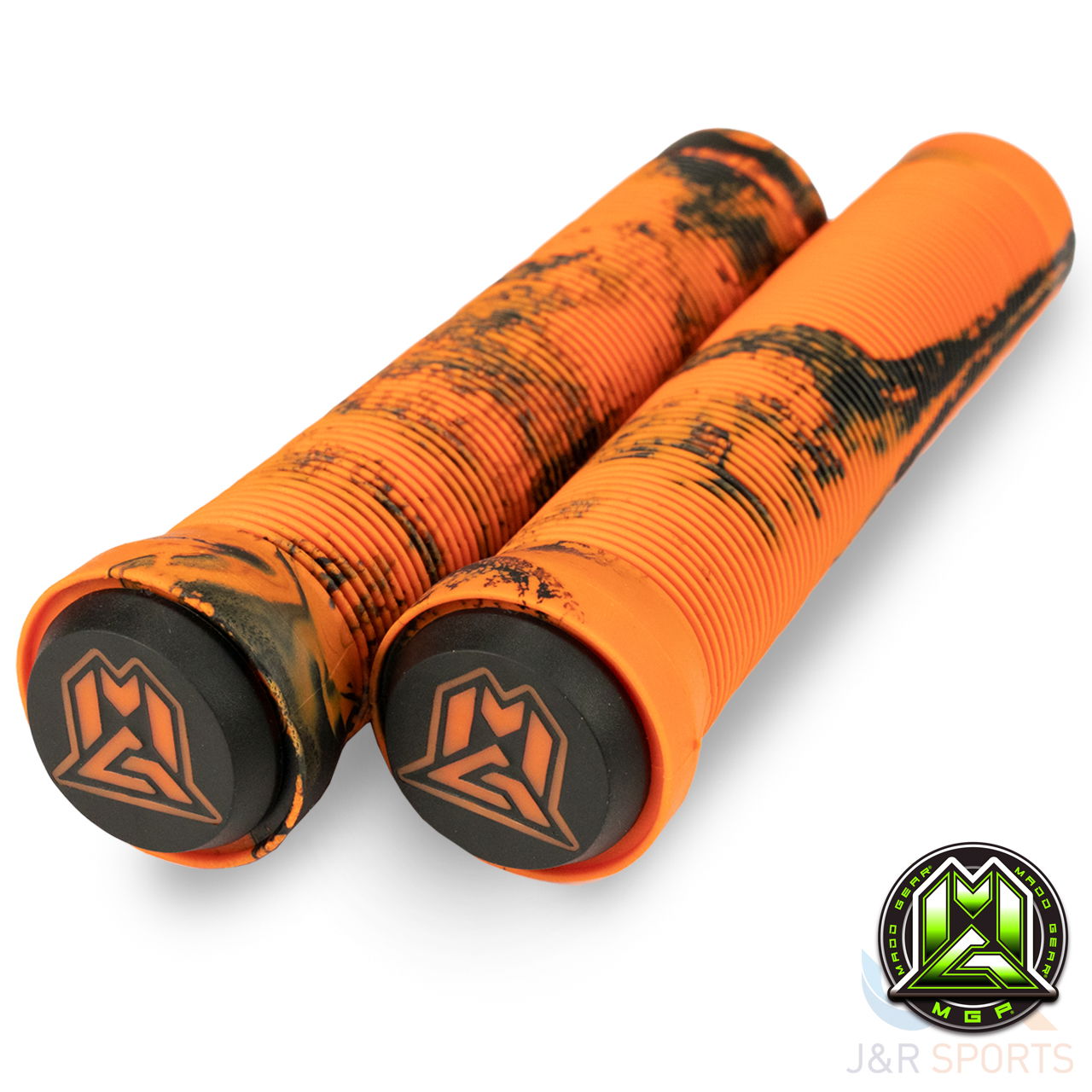 MGP 150mm SWIRLS Grind Grips - Orange Black - MGP207-240