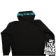 Corpo Skull Hoodie Black Blue Rear