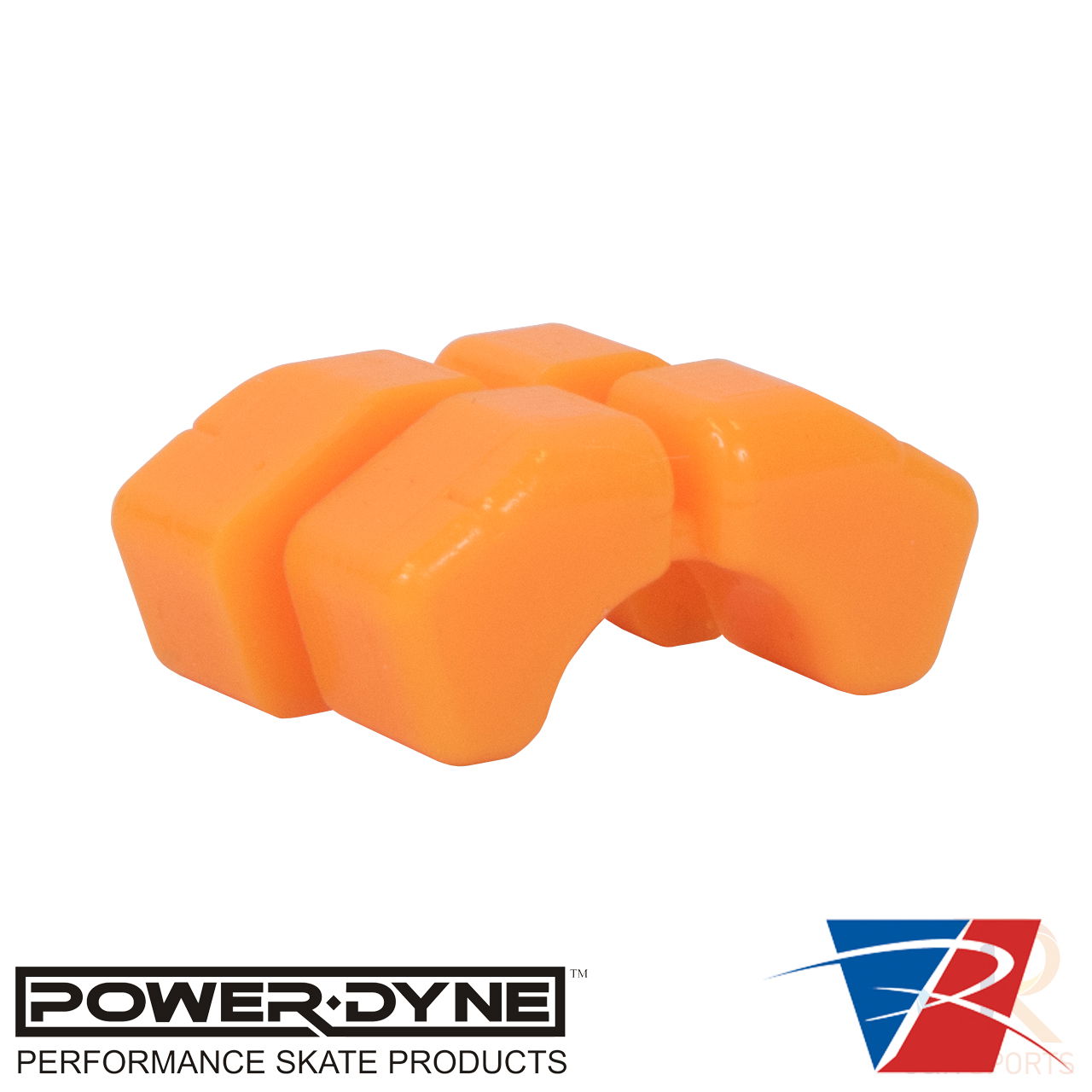 Riedell PowerDyne Arius Plate Cushions - Orange - RSPLPDARCT71O