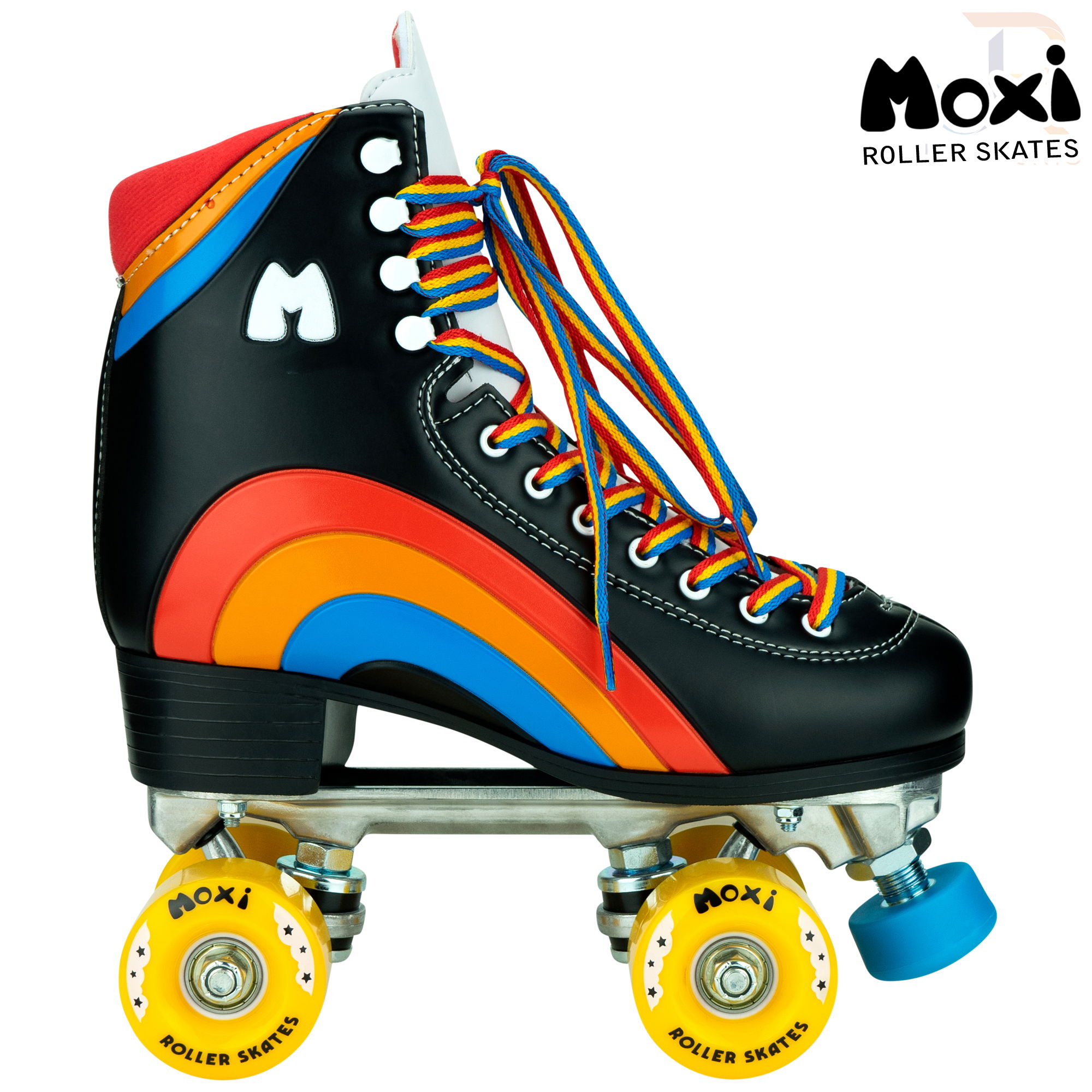 Moxi Rainbow - Black - Side View - MOX515251010