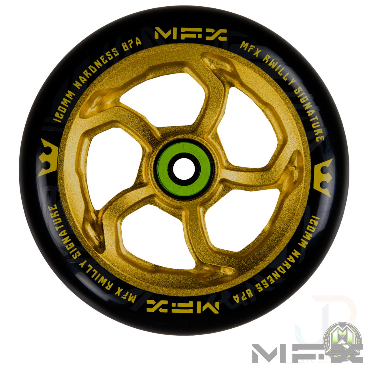 MFX R Willy Hurricane 120mm Wheel - Gold - 205-095