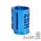 MFX X3 Scooter Clamp - Electric Blue - Angled - 205-198