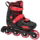 Seba STJ Junior Adjustable In-Line Skates - Black/Red