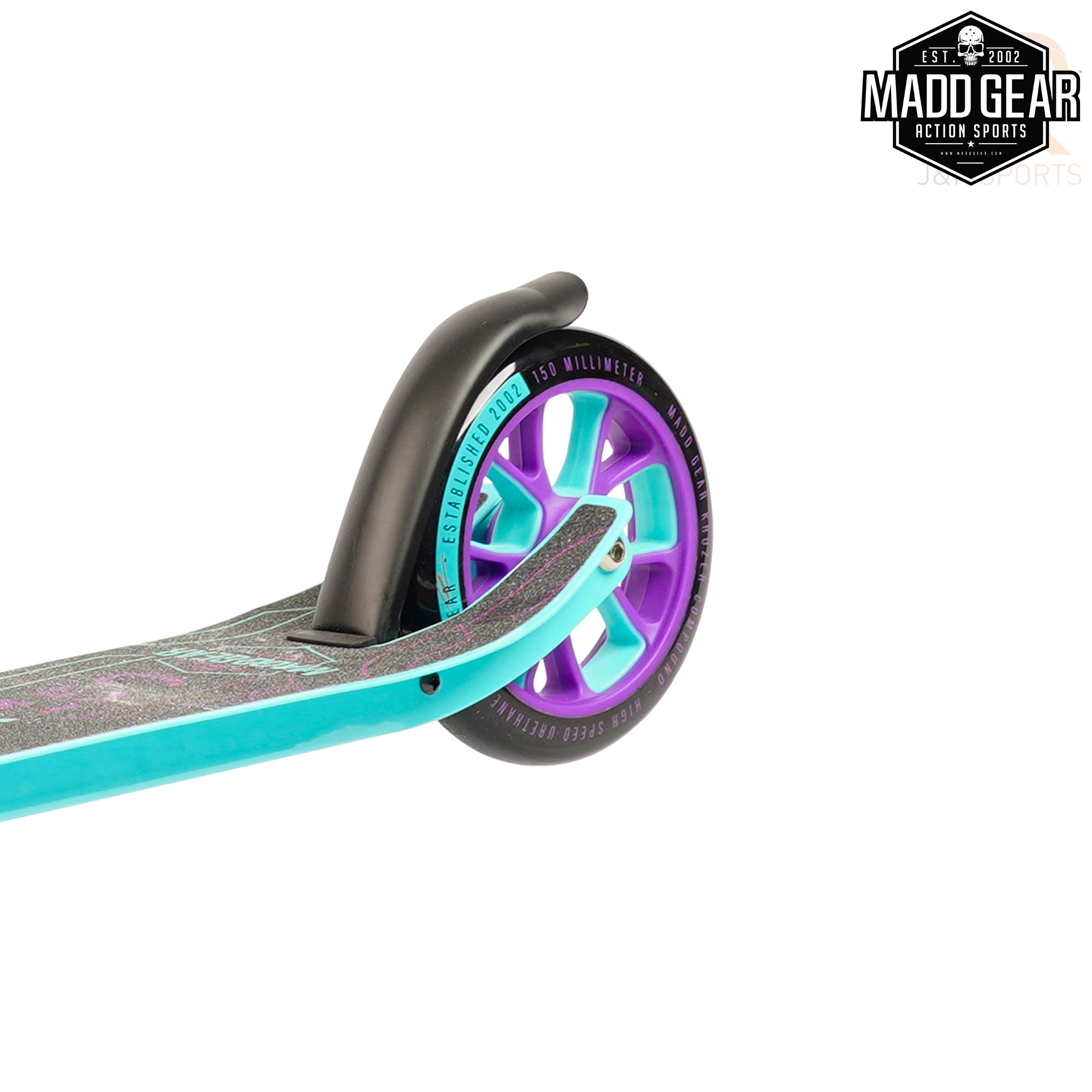 Madd Gear CARVE Kruzer 150 - Black Teal - Brake - MGP207-577