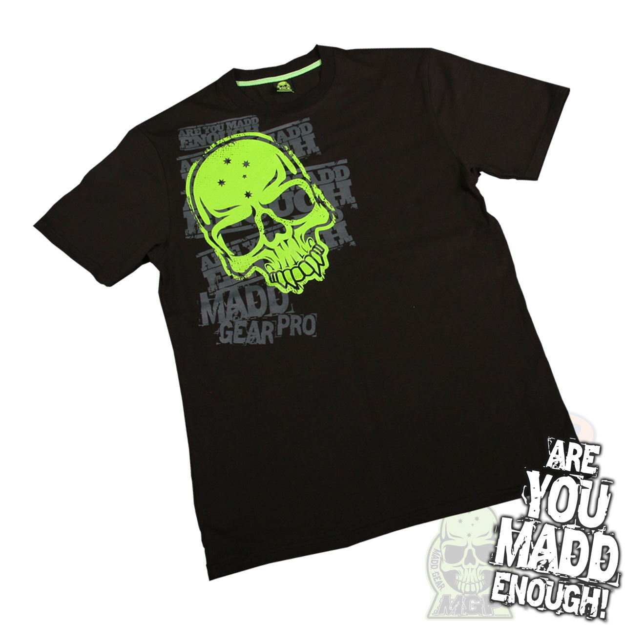 Corpo Skull Tee Black Green