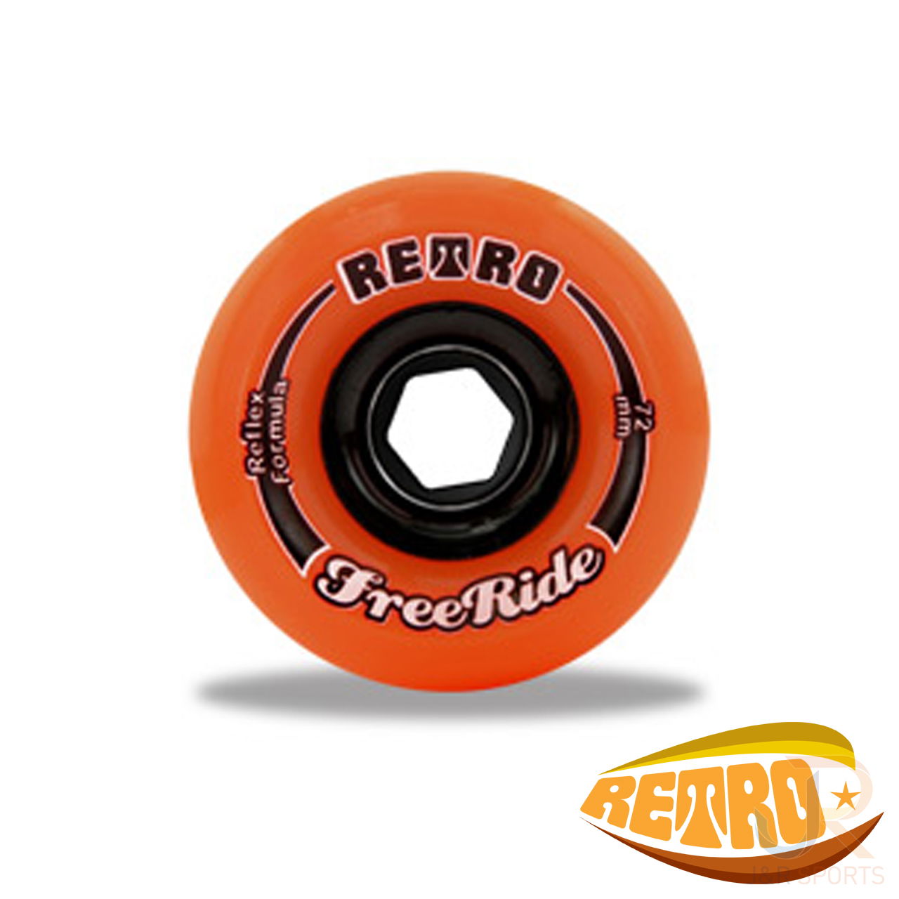 Retro FreeRides Orange Plus 72mm 89a Single