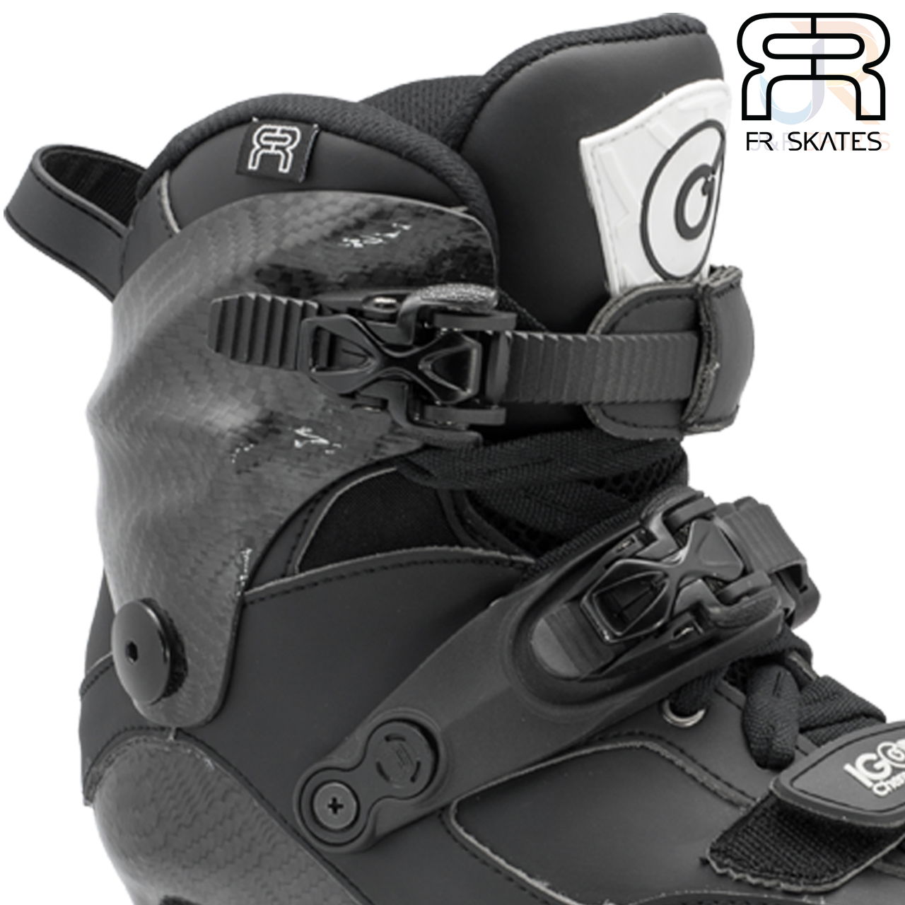 FR Skates - FR PRO Igor - Black Black - Cuff Detail - FRSKIGBK