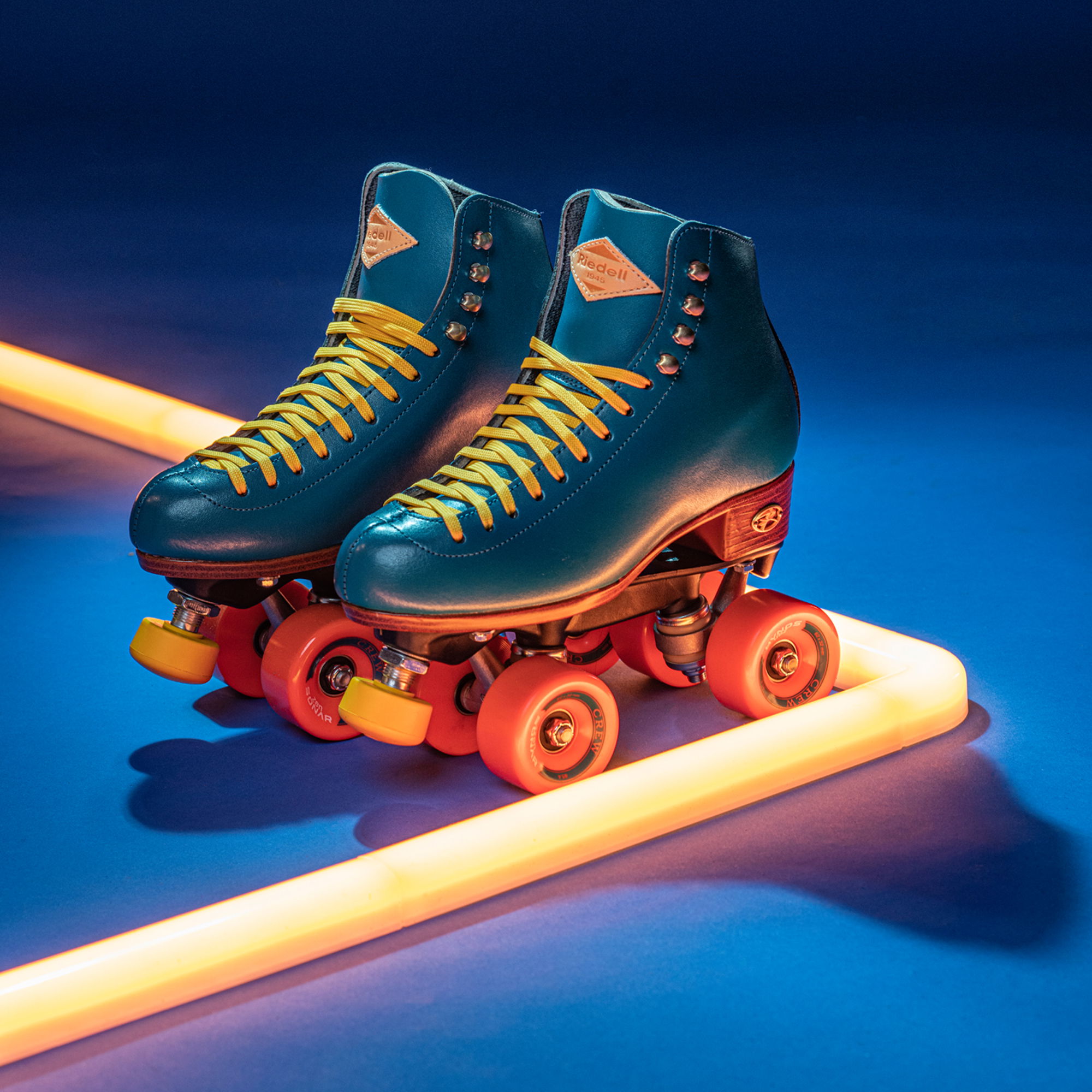 Riedell Crew Skates - Ocean Blue