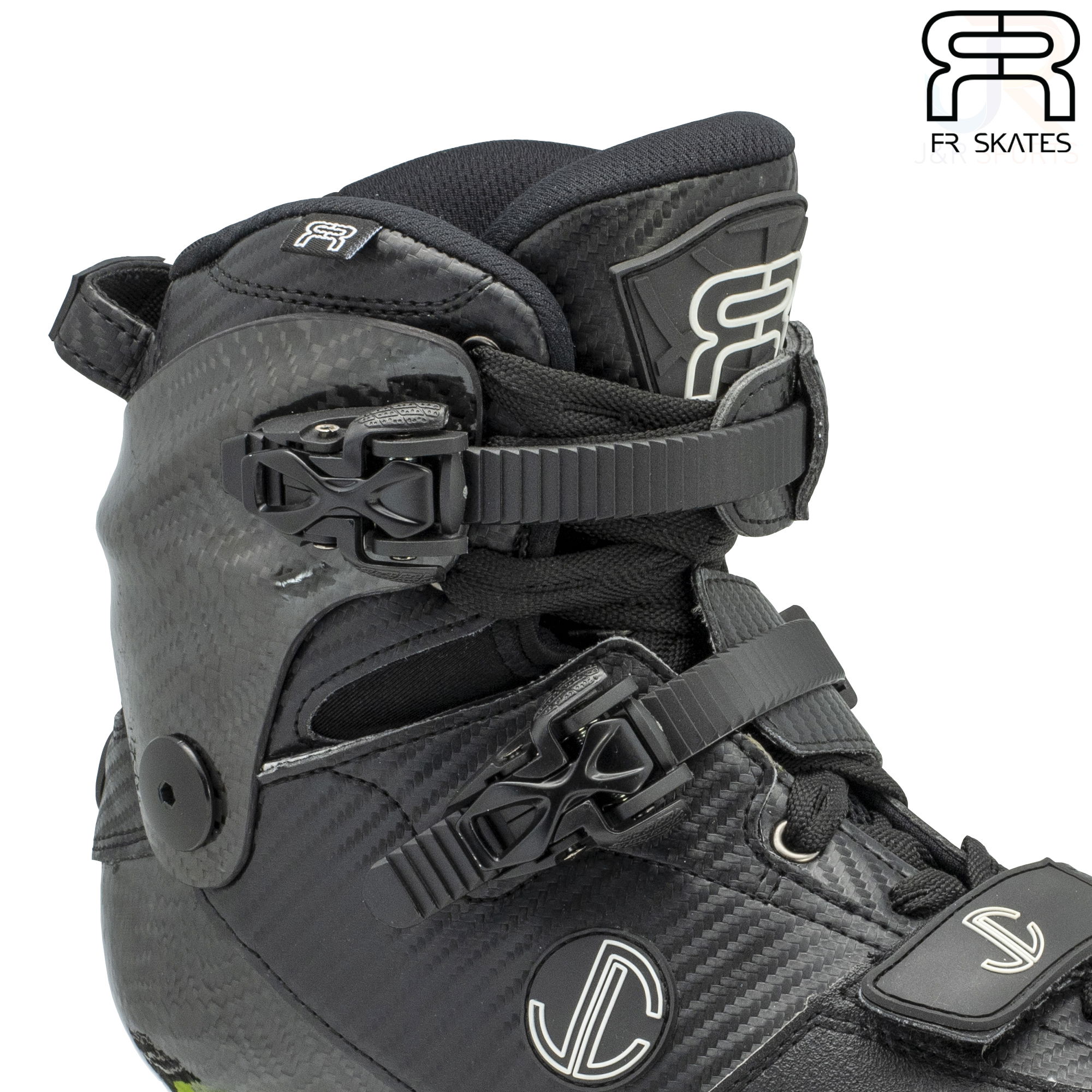 FR Skates - SL 80 - Black - Cuff Detail - FRSKSL80BK