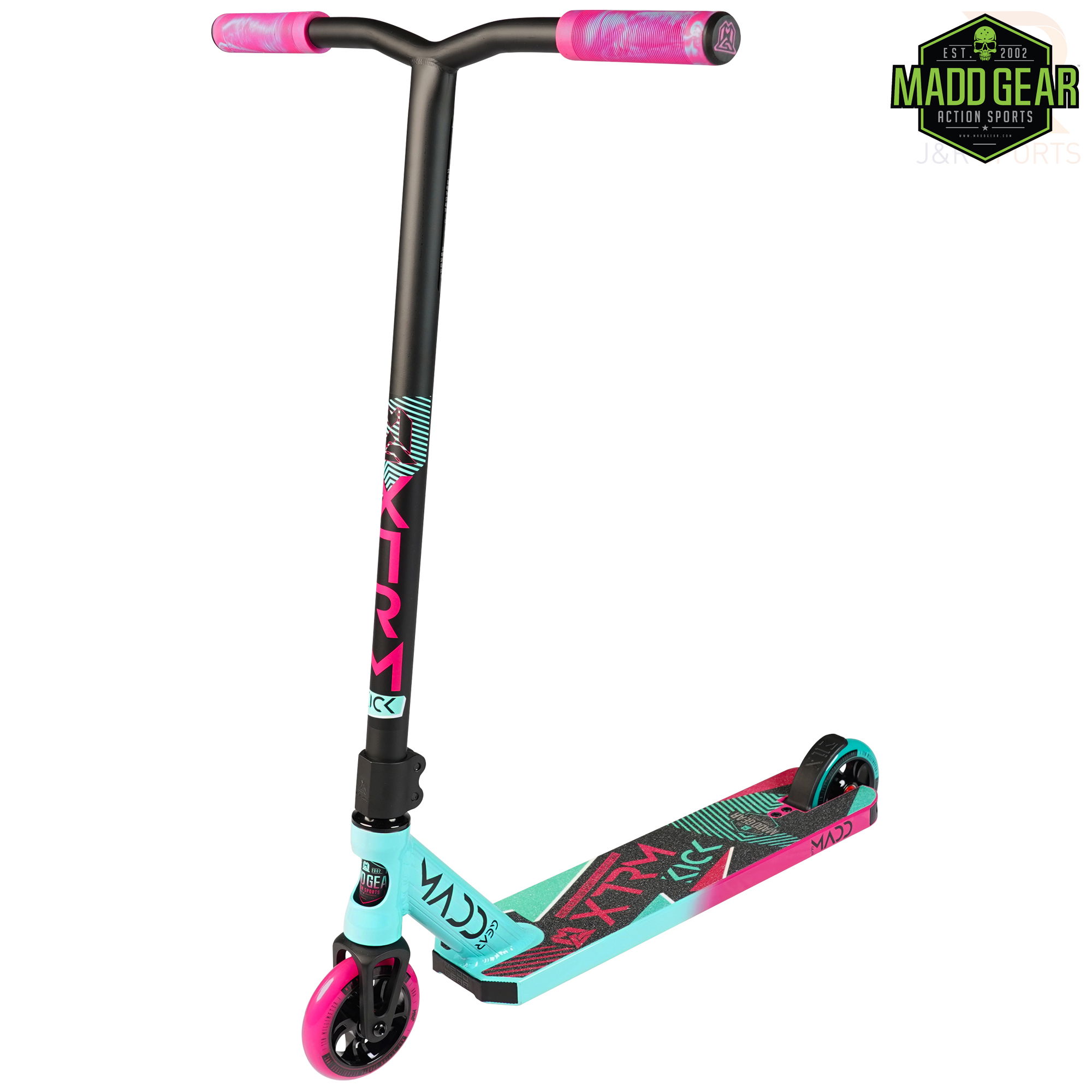 Madd KICK EXTREME V5 - Teal Pink - Angled - MGP207-531