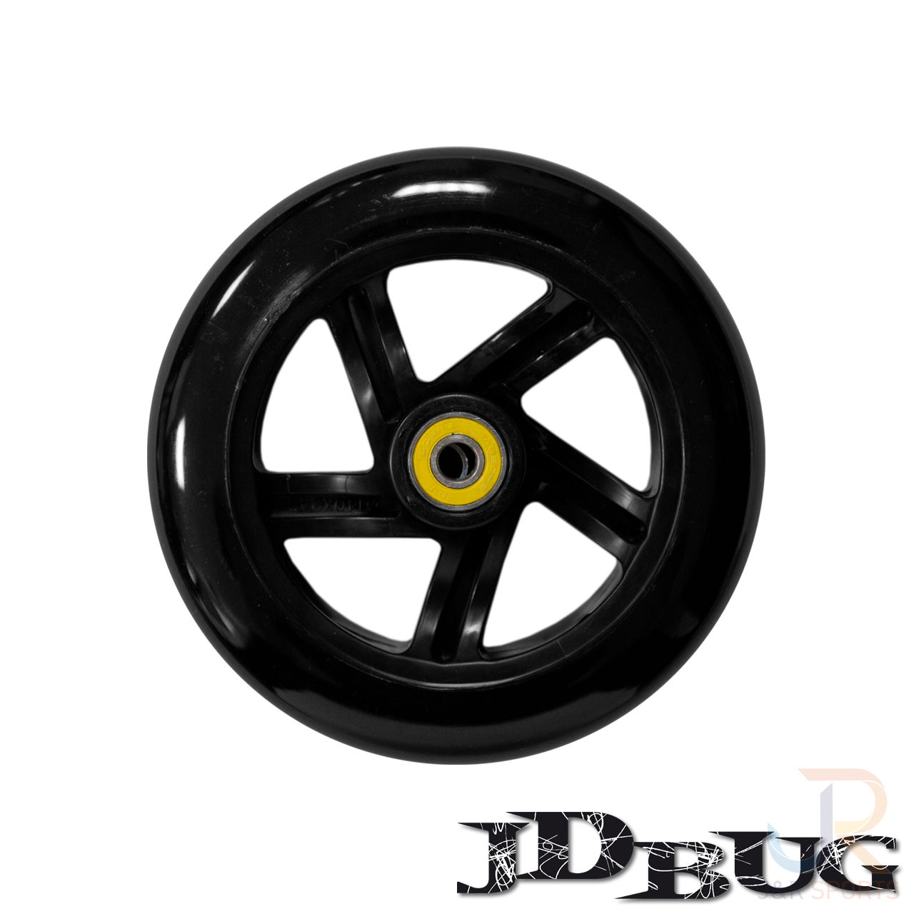 JD Bug Street 150mm Scooter Wheel - Black - JD150-6101BK