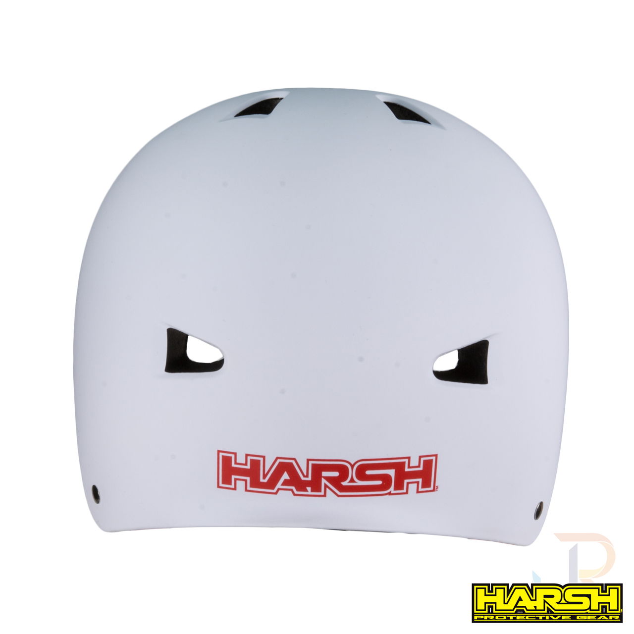 Harsh ABS Helmet - White - Rear Profile - HA207-207