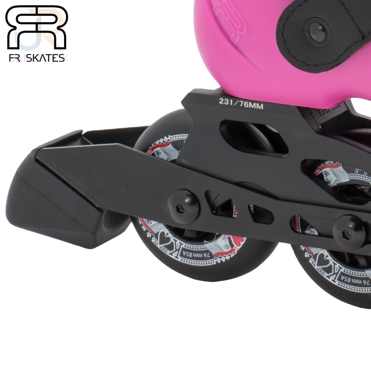 FR Skates - FR Junior - Pink - Brake Detail - FRSKFRJPK