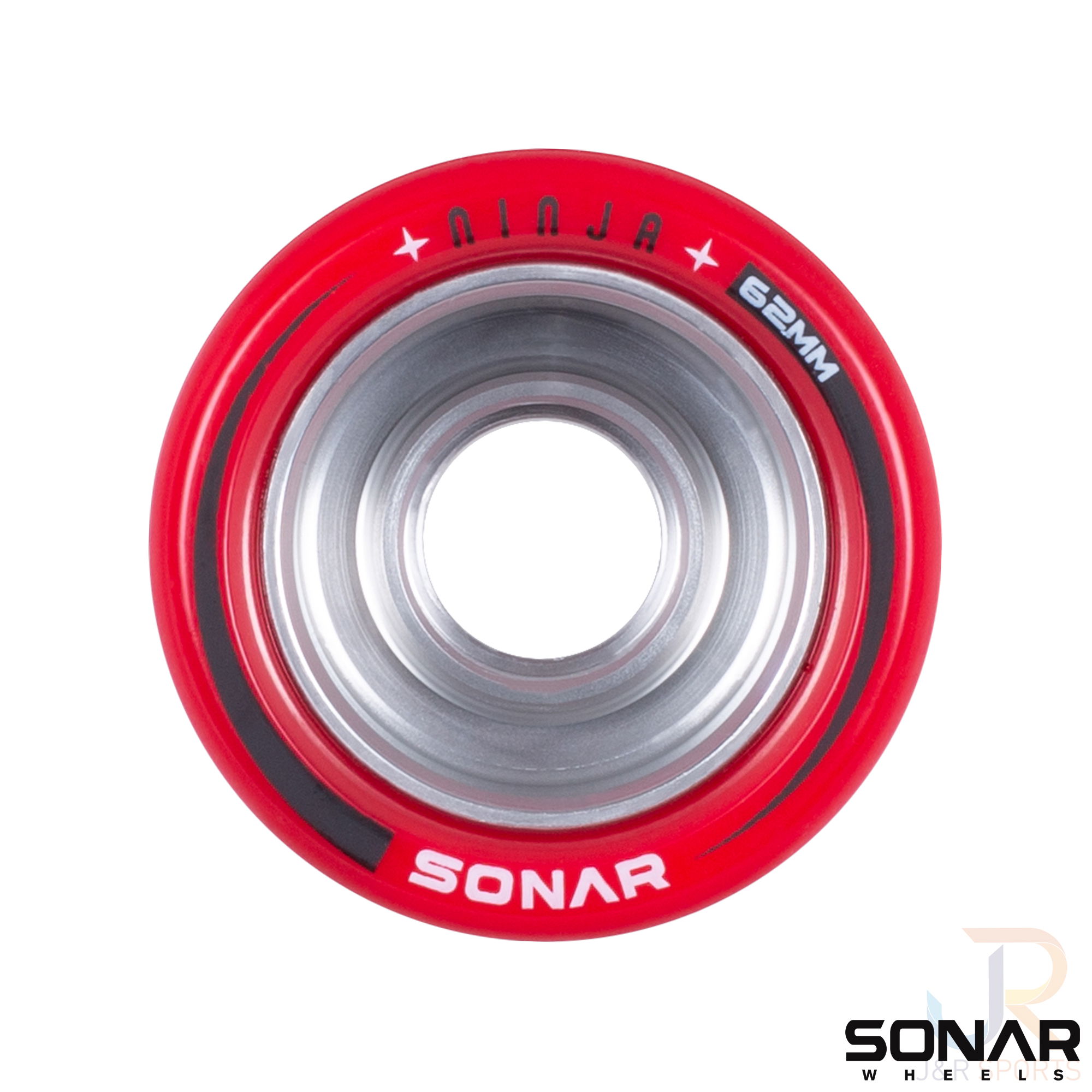 Sonar Wheels - Ninja Speed - Red 62x43 90a - Face - RWSWNSRE